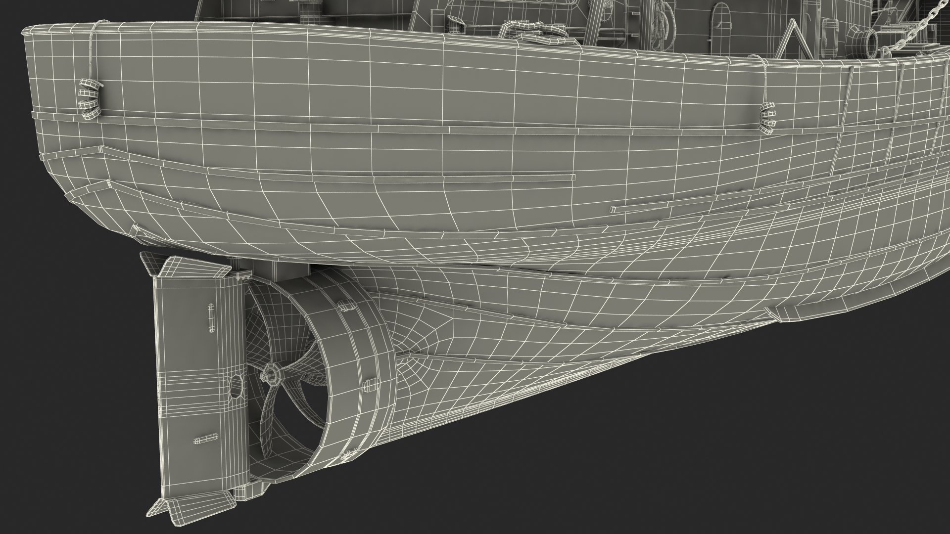 3D model Fishing Trawler