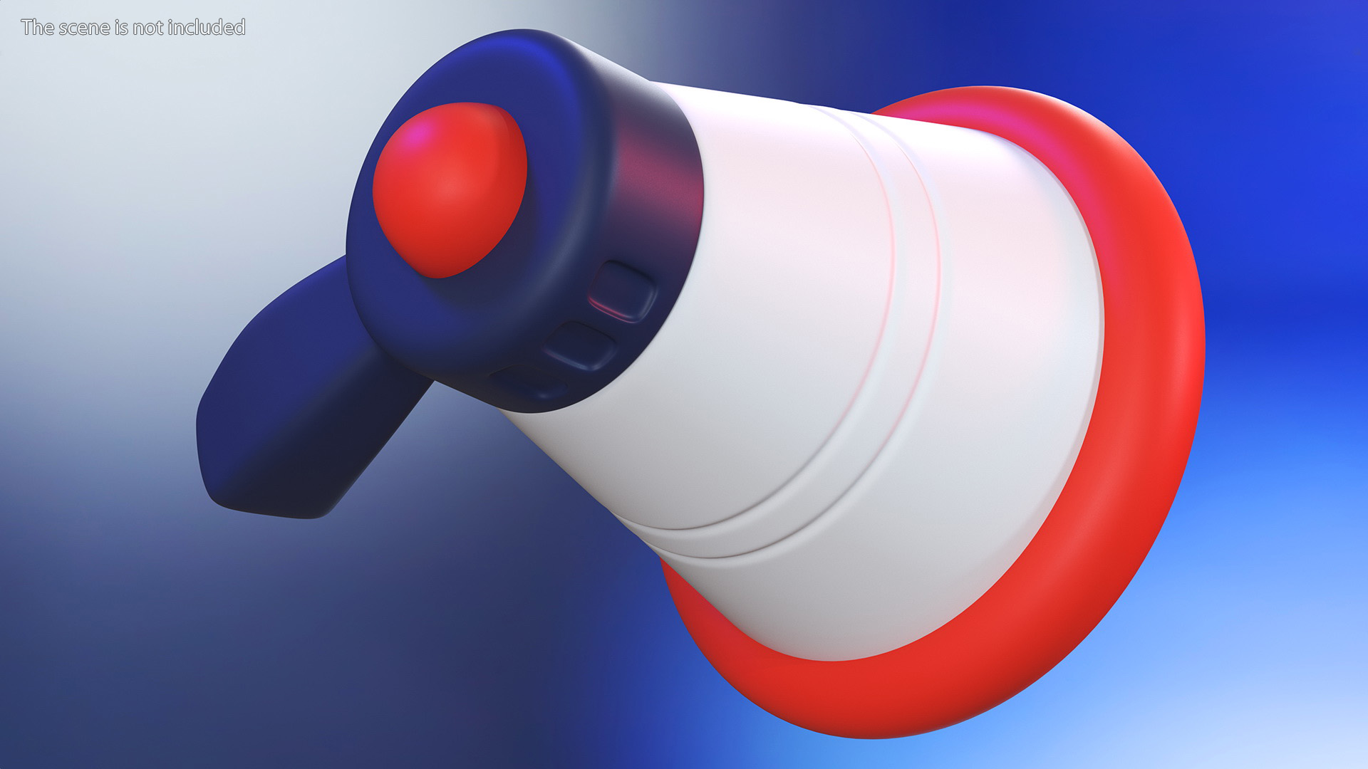3D model Megaphone Loudspeaker Stylized Icon