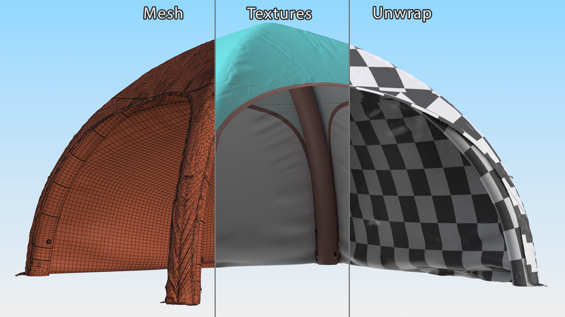 Blow Up Tent 3D