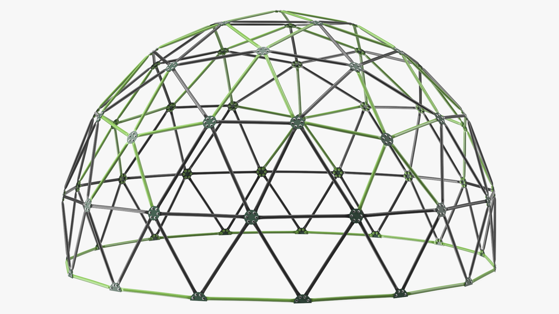 3D model Playground Kids Climbing-Dome Green
