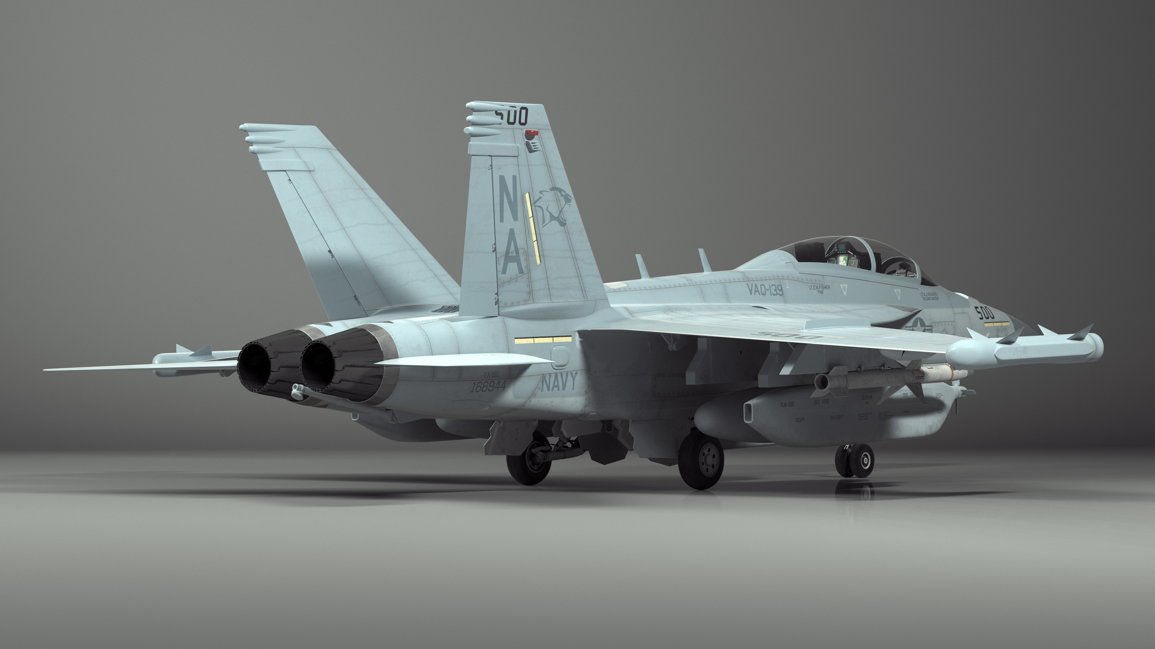 3D Boeing EA-18G Growler