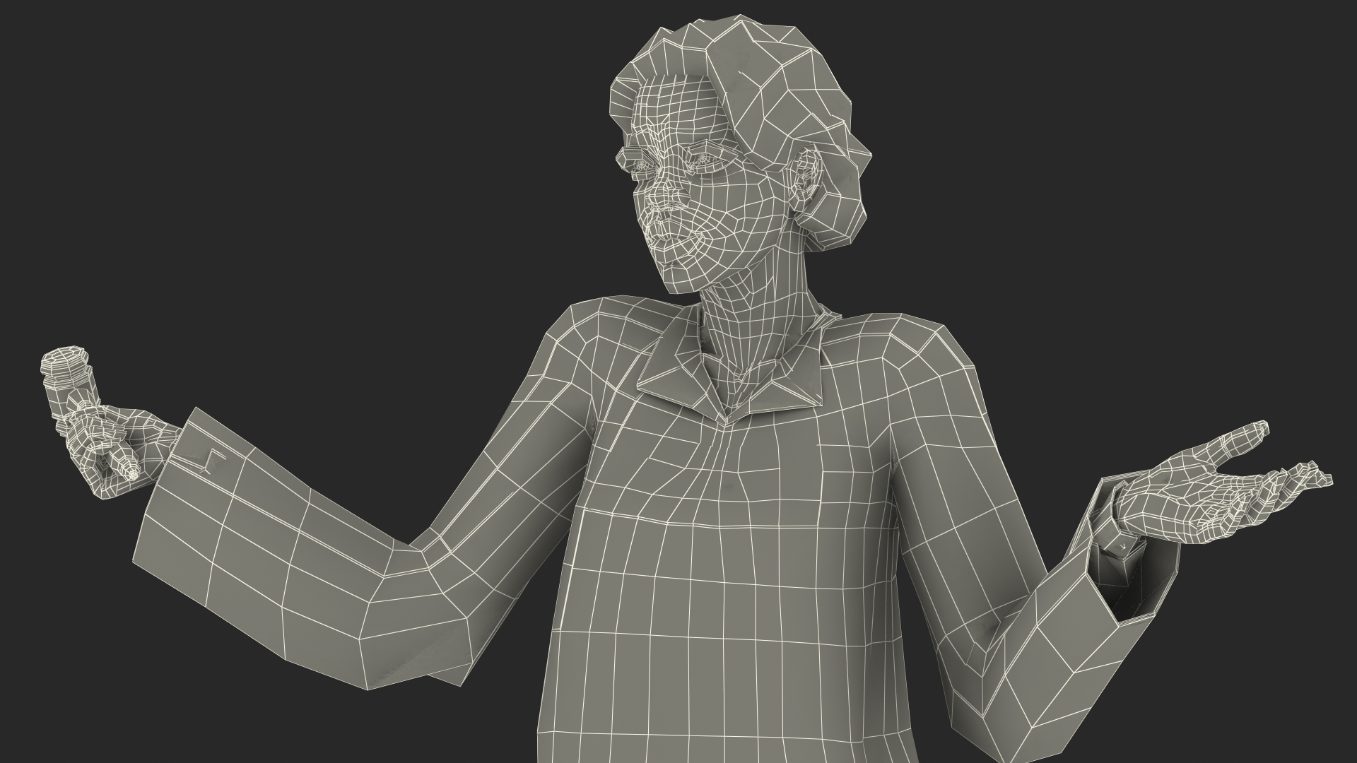 Light Skin Judge Woman 3D