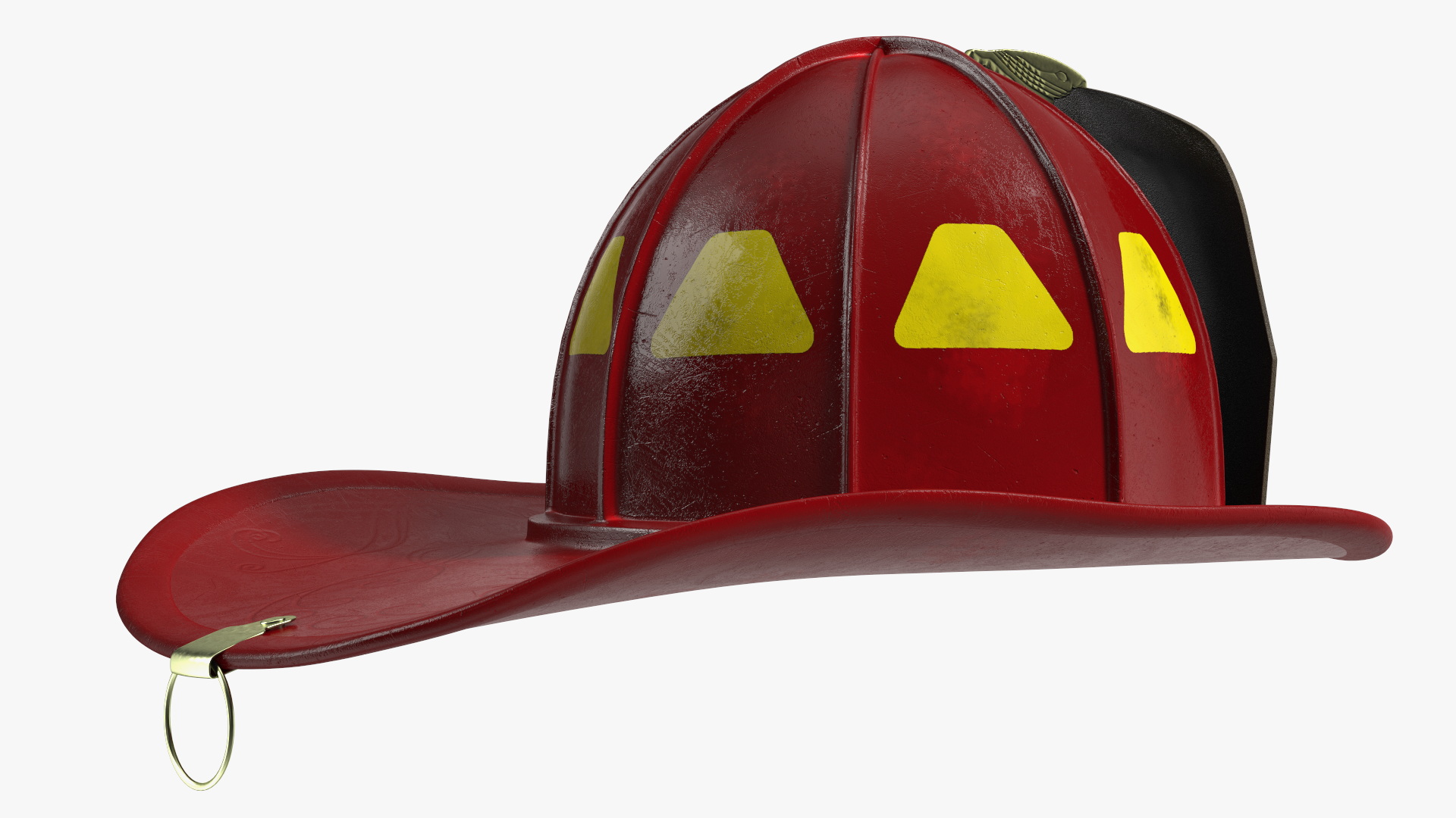 Firefighter Helmet with Number 343 3D model