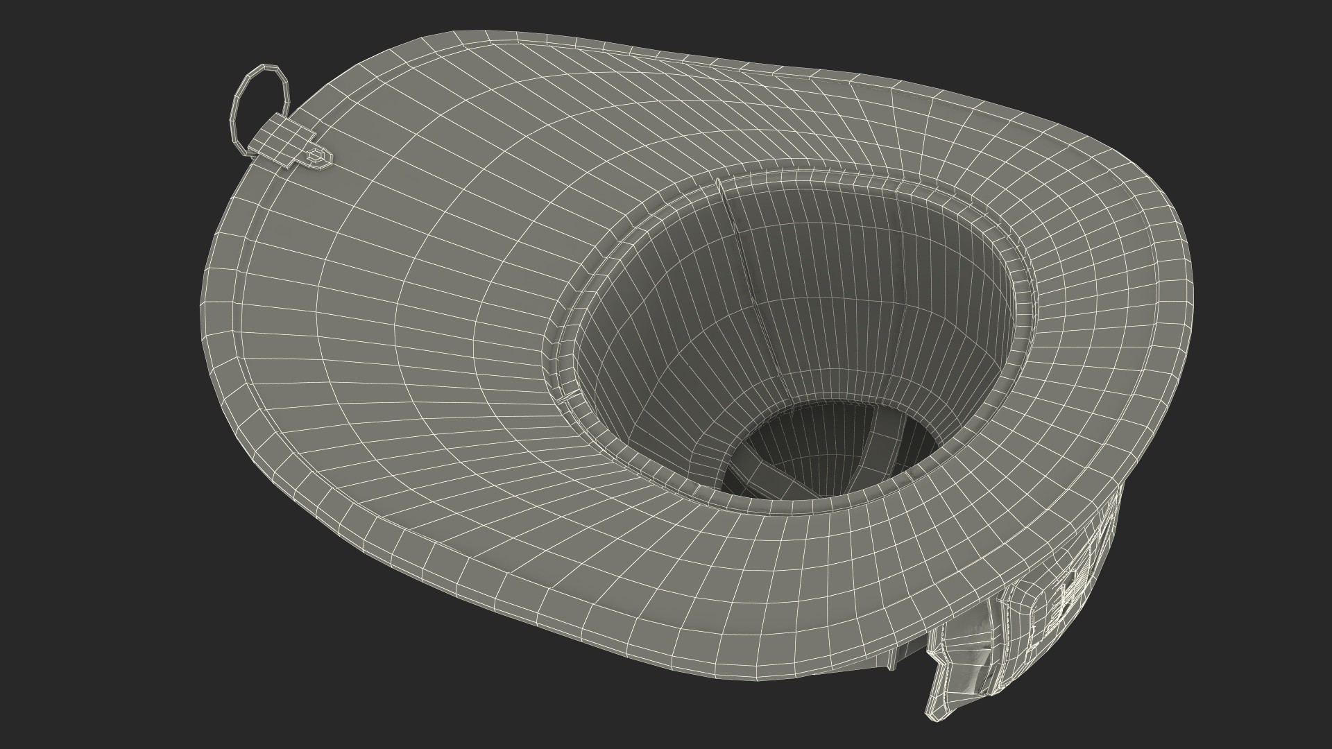 Firefighter Helmet with Number 343 3D model