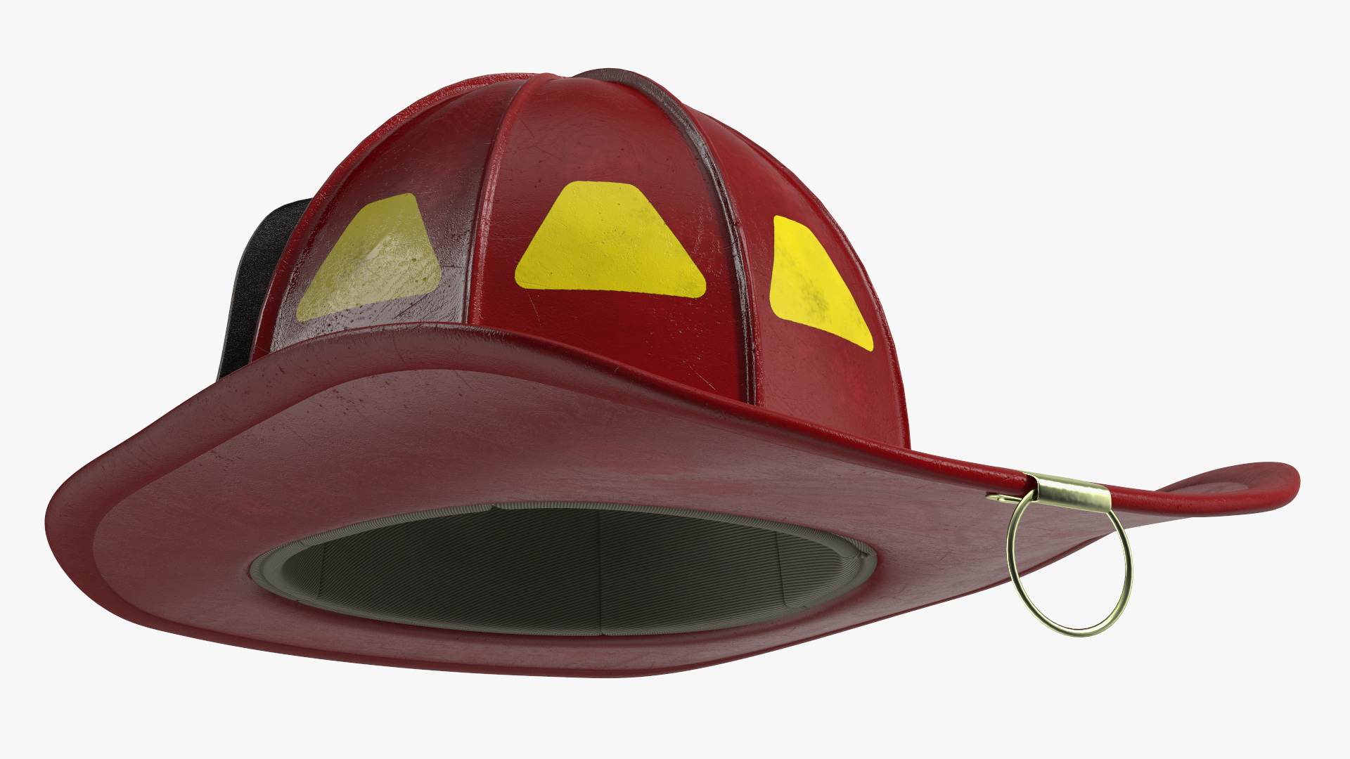 Firefighter Helmet with Number 343 3D model