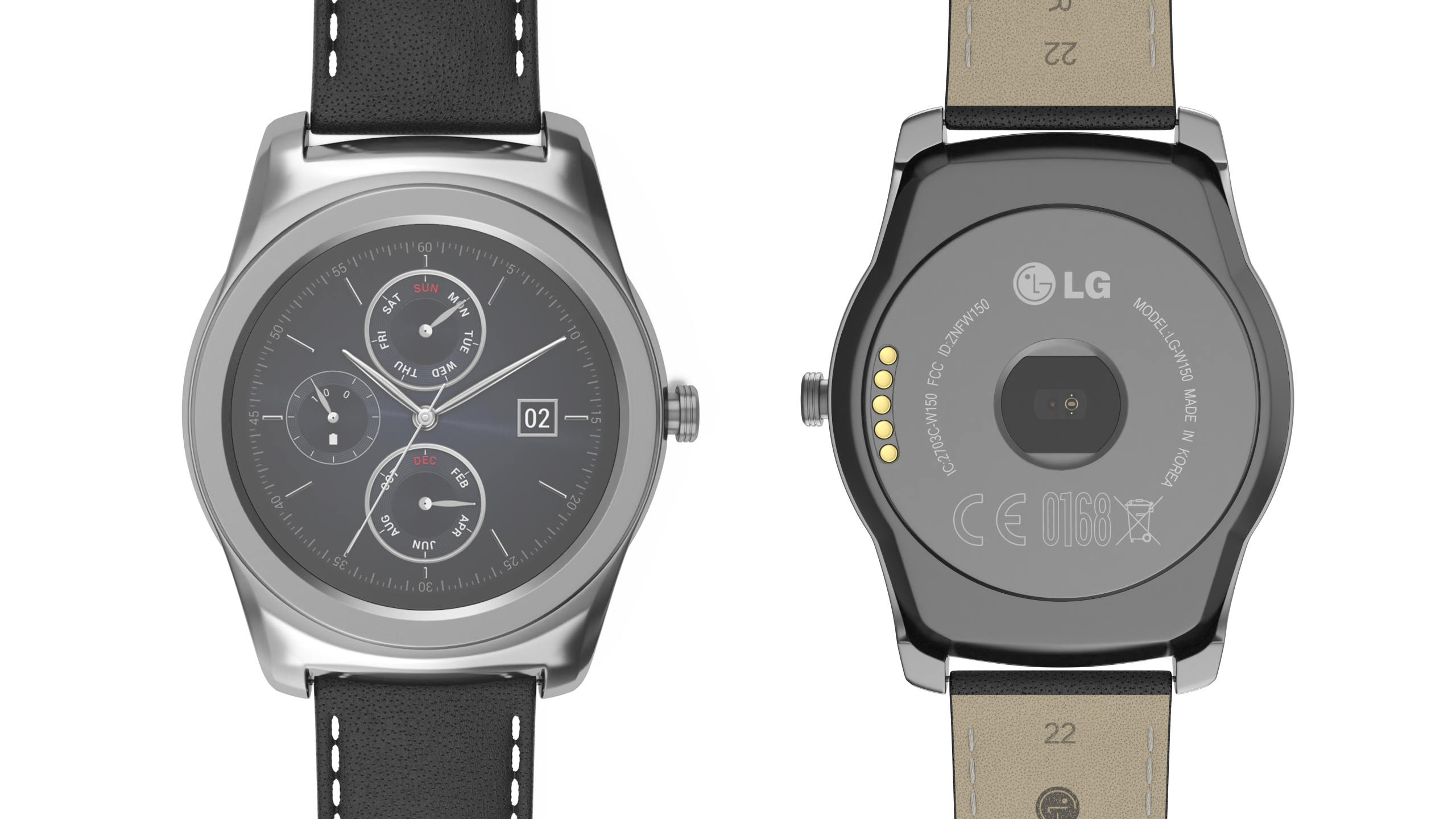 3D model Classic Leather Strap Wristwatch LG