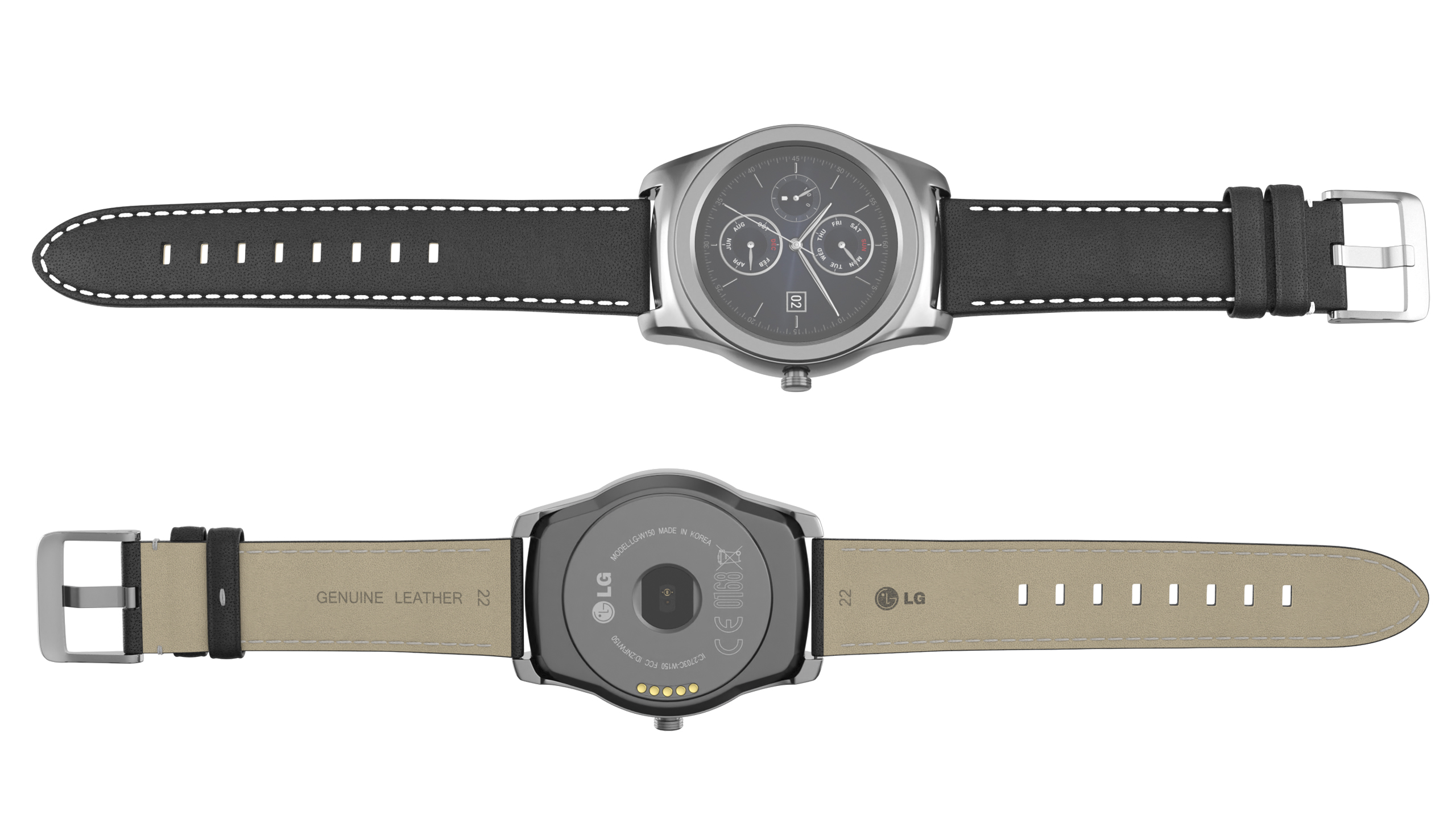 3D model Classic Leather Strap Wristwatch LG