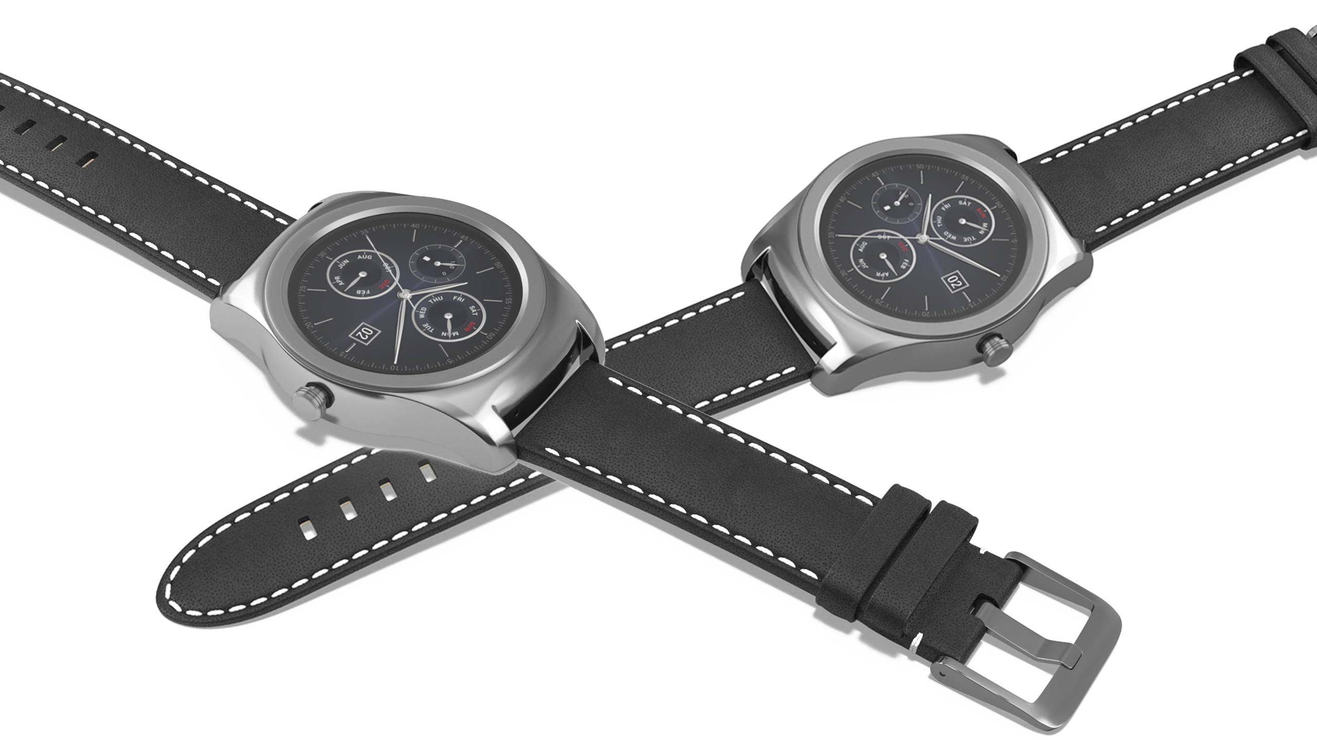 3D model Classic Leather Strap Wristwatch LG