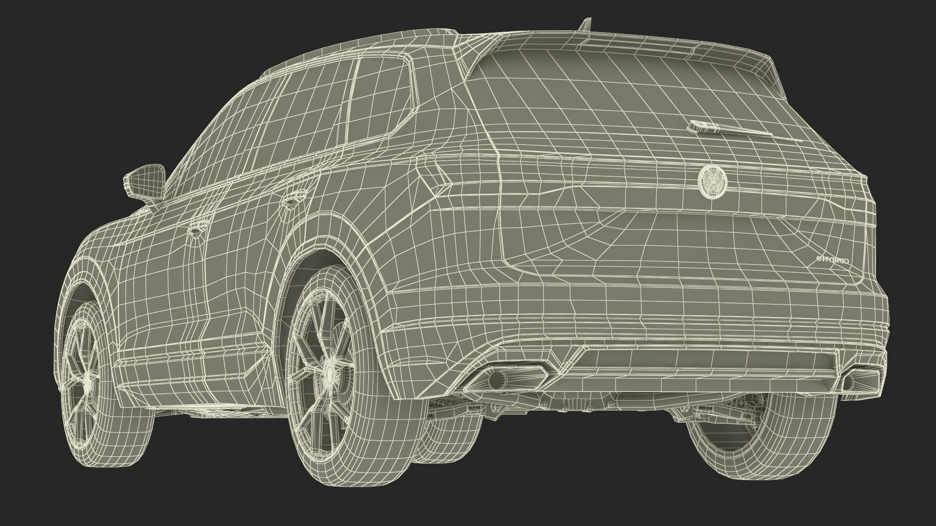 Volkswagen Touareg 2024 Red 3D