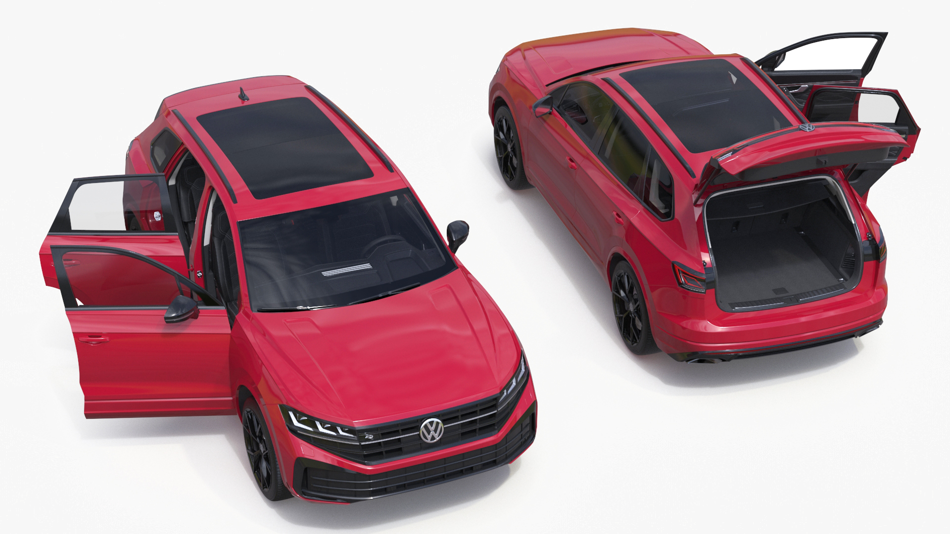 Volkswagen Touareg 2024 Red 3D