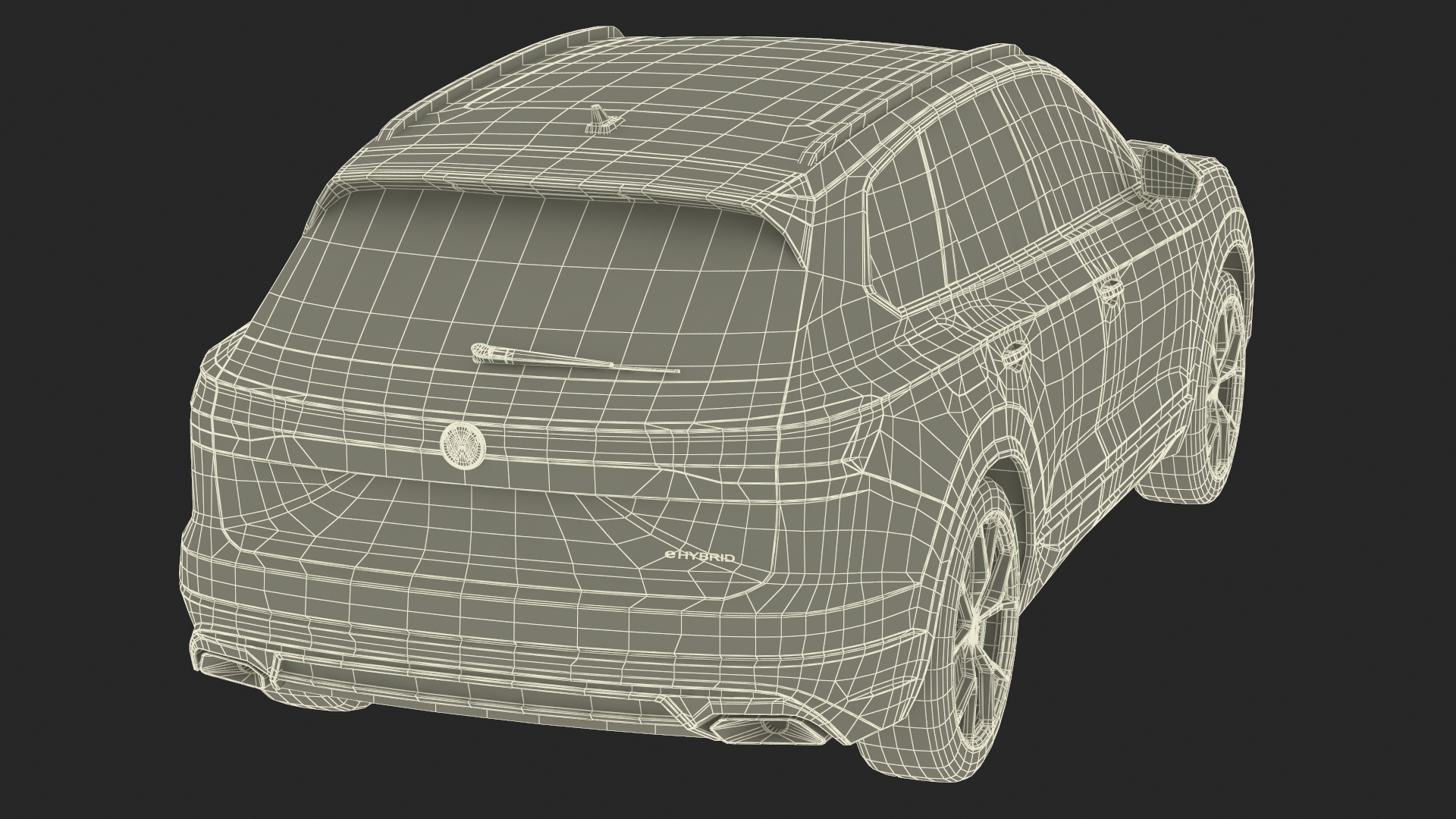 Volkswagen Touareg 2024 Red 3D