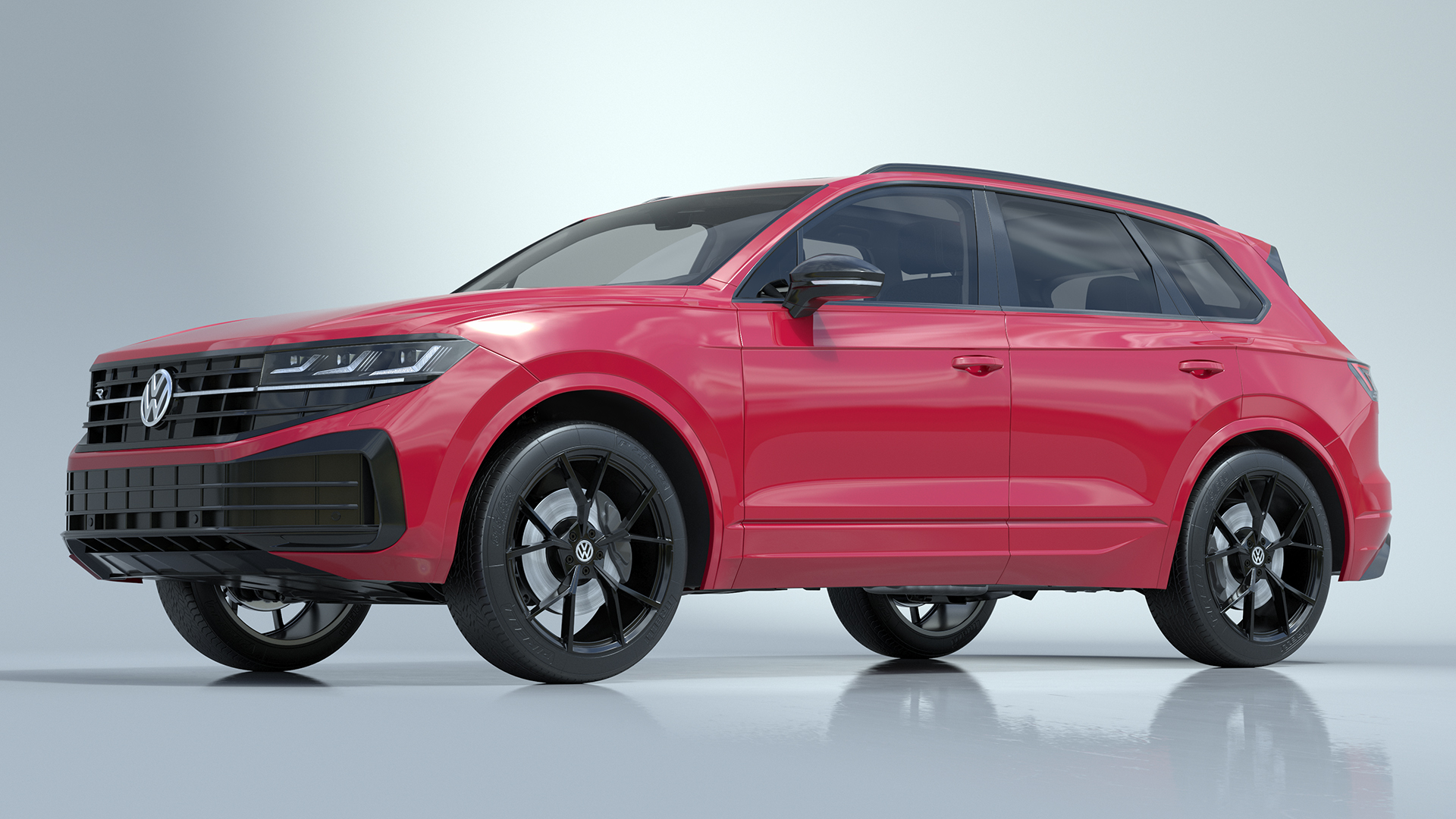 Volkswagen Touareg 2024 Red 3D