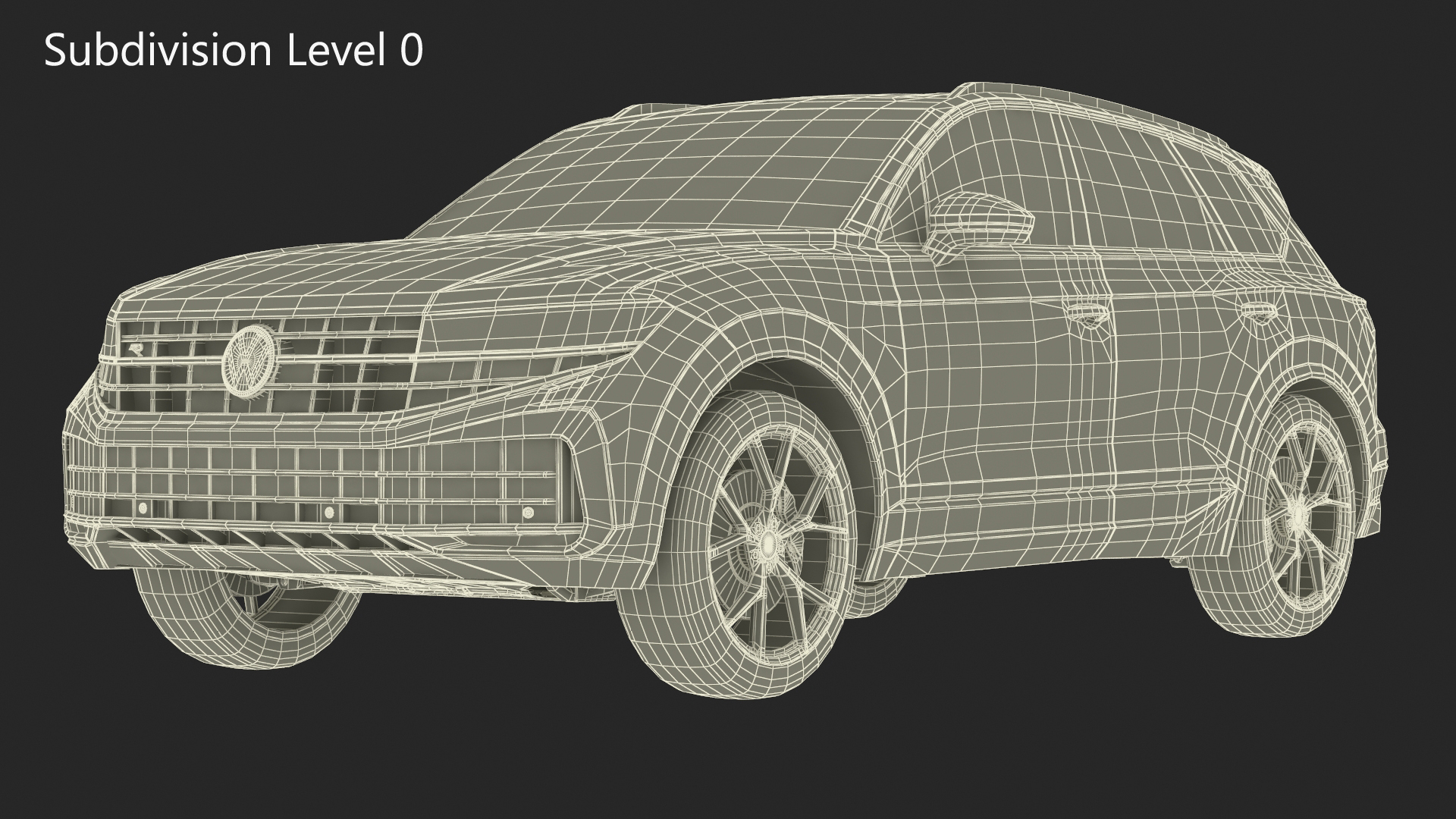 Volkswagen Touareg 2024 Red 3D
