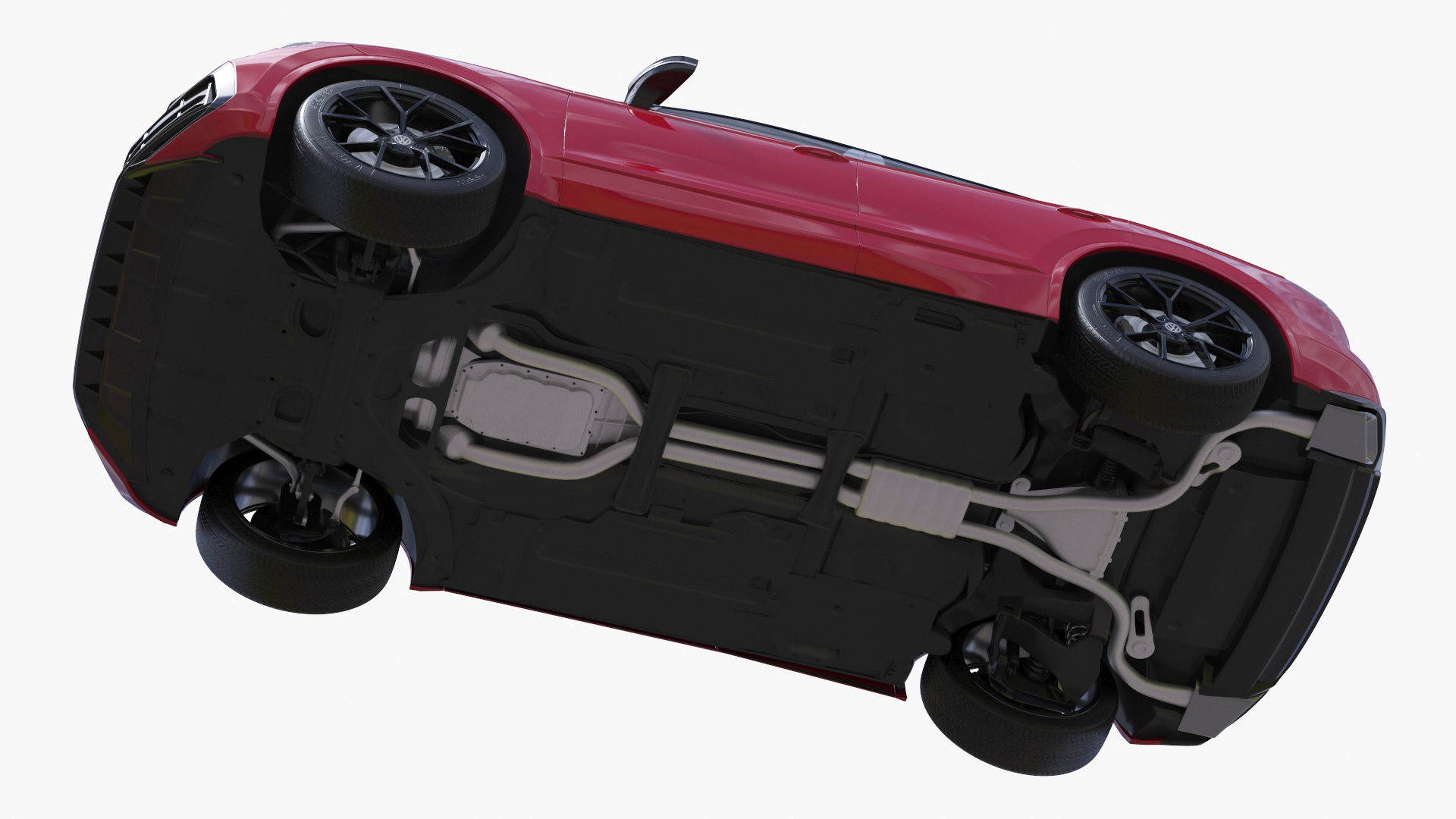 Volkswagen Touareg 2024 Red 3D