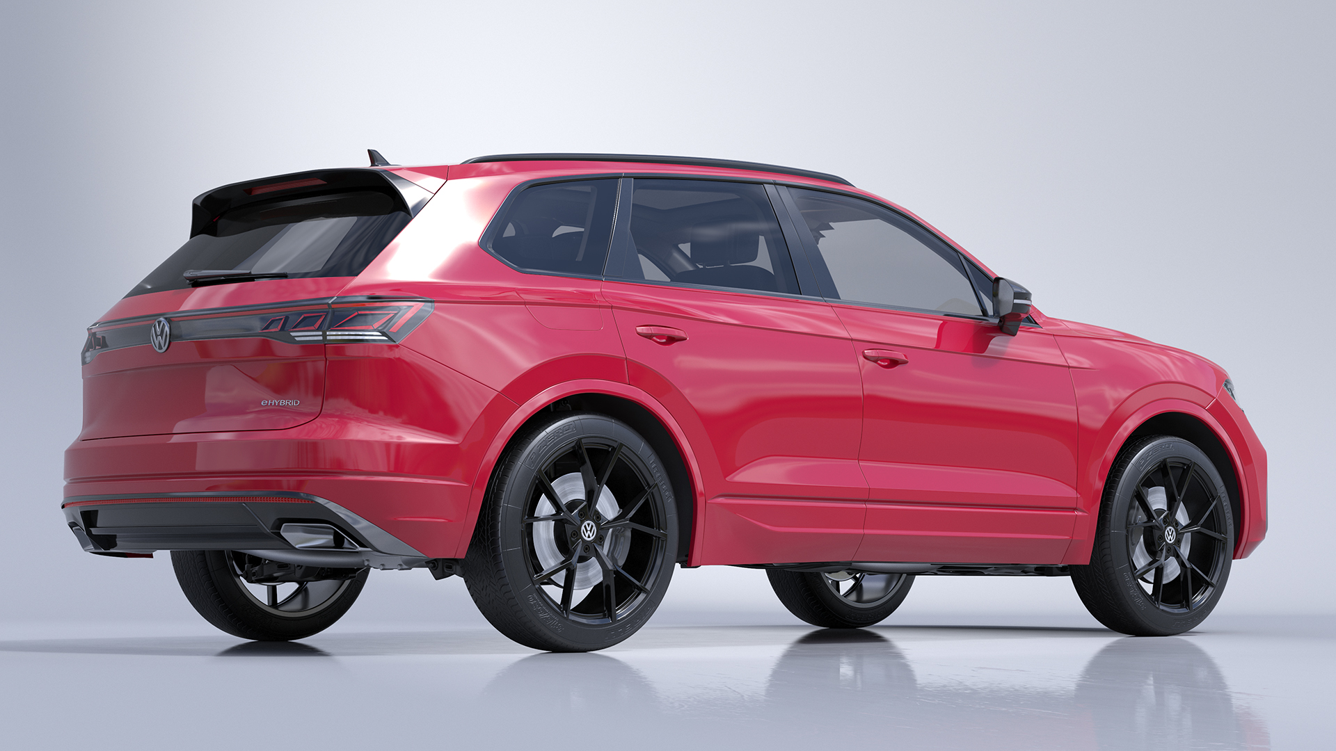Volkswagen Touareg 2024 Red 3D