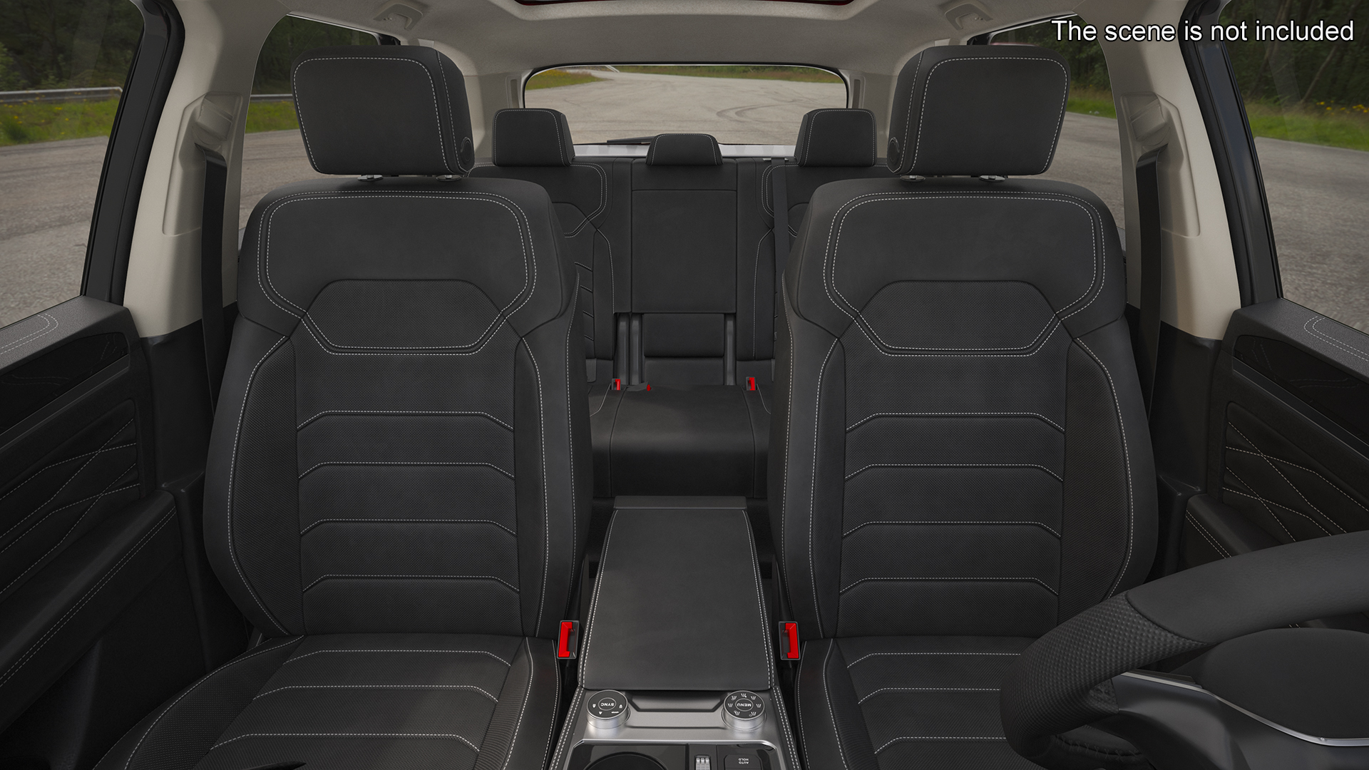Volkswagen Touareg 2024 Red 3D