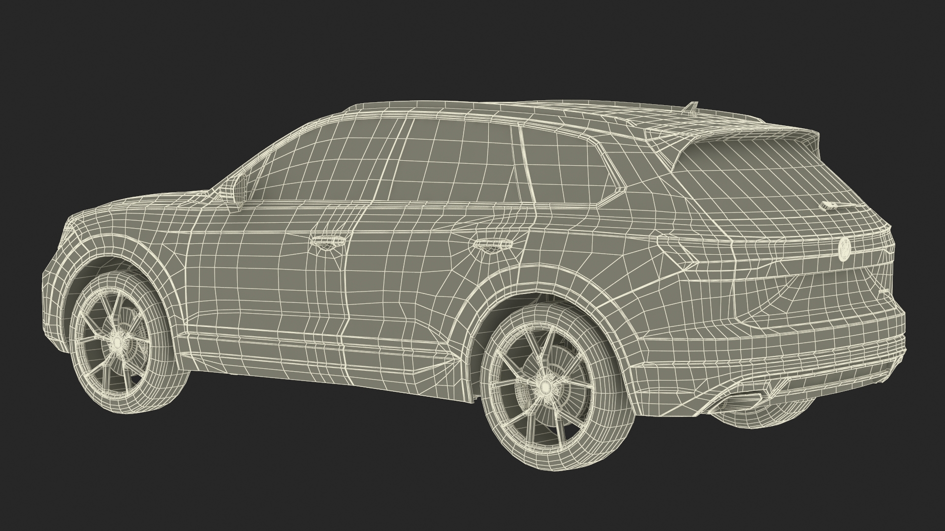 Volkswagen Touareg 2024 Red 3D