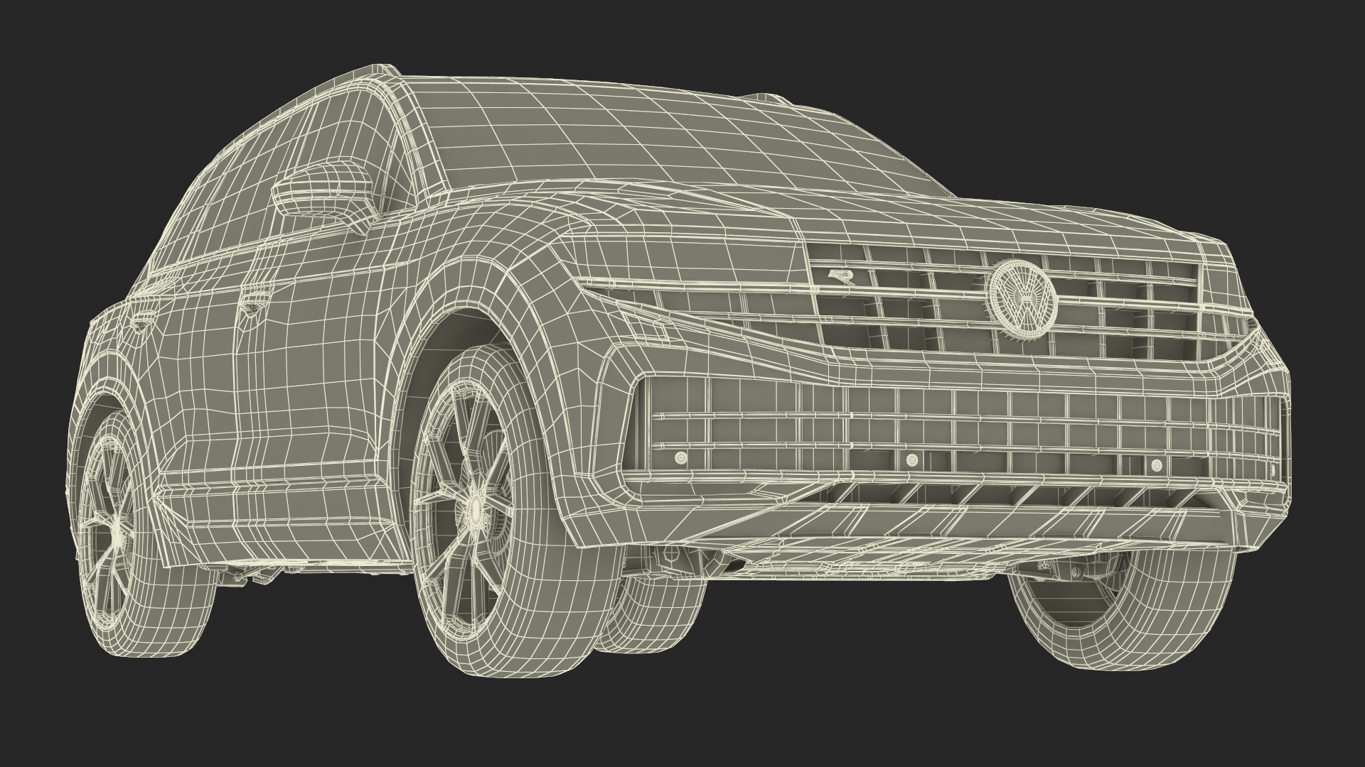 Volkswagen Touareg 2024 Red 3D
