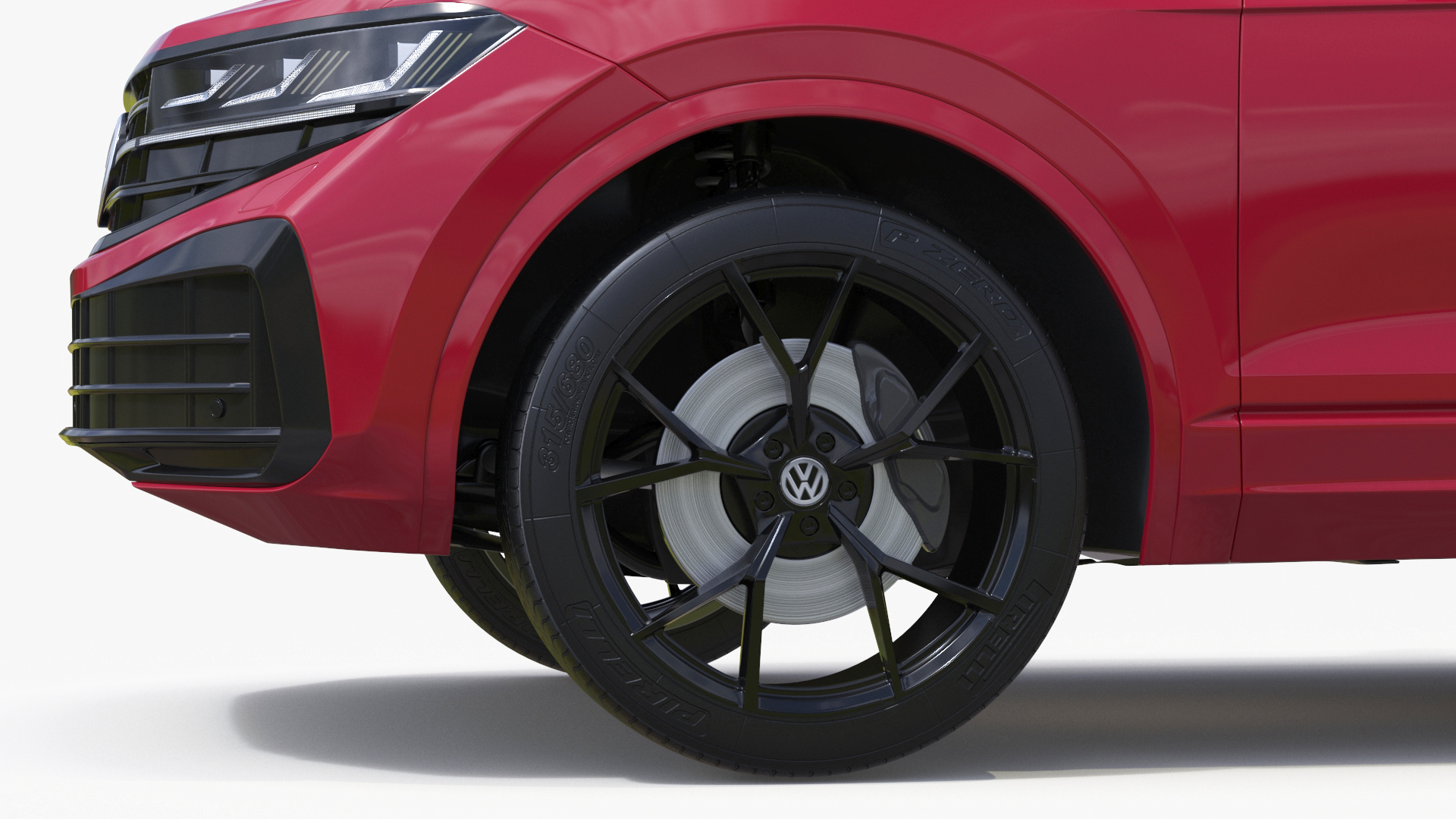 Volkswagen Touareg 2024 Red 3D