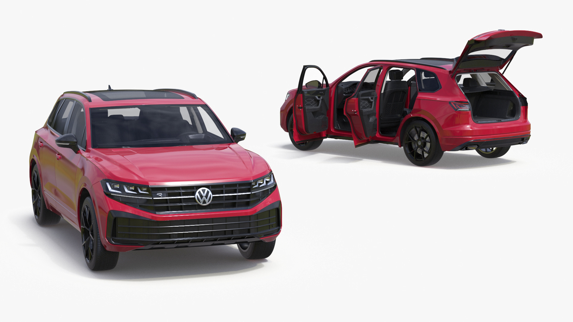 Volkswagen Touareg 2024 Red 3D