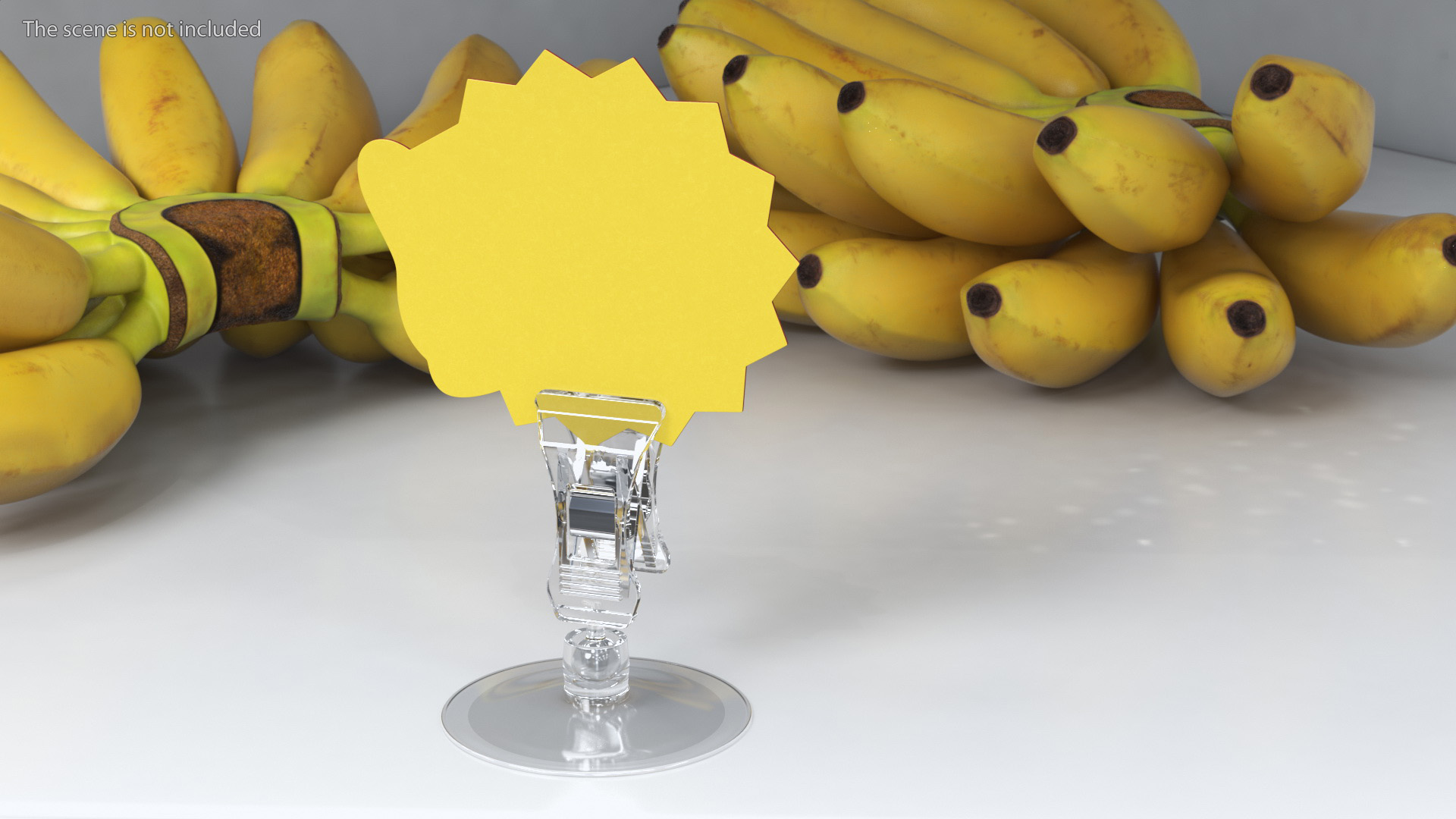3D Price Tag Holder Plastic with Suction Cup