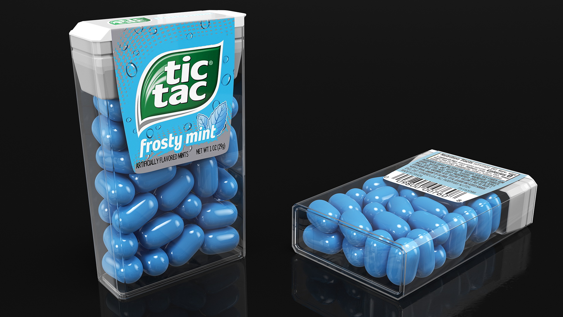 Tic Tac Frosty Mint Flavored Mints 3D model