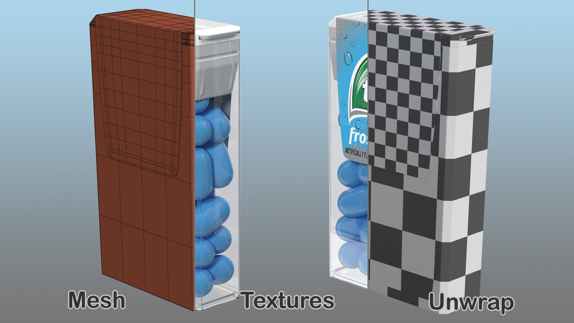 Tic Tac Frosty Mint Flavored Mints 3D model
