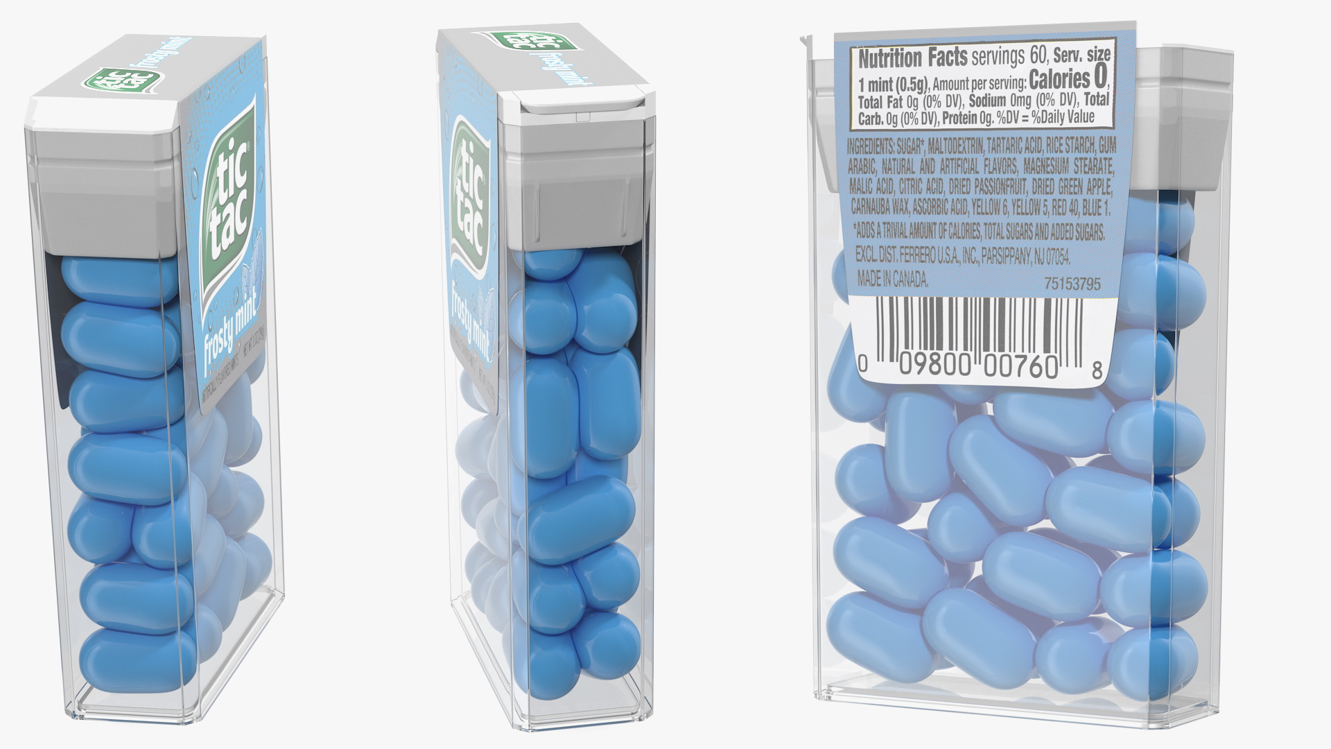 Tic Tac Frosty Mint Flavored Mints 3D model