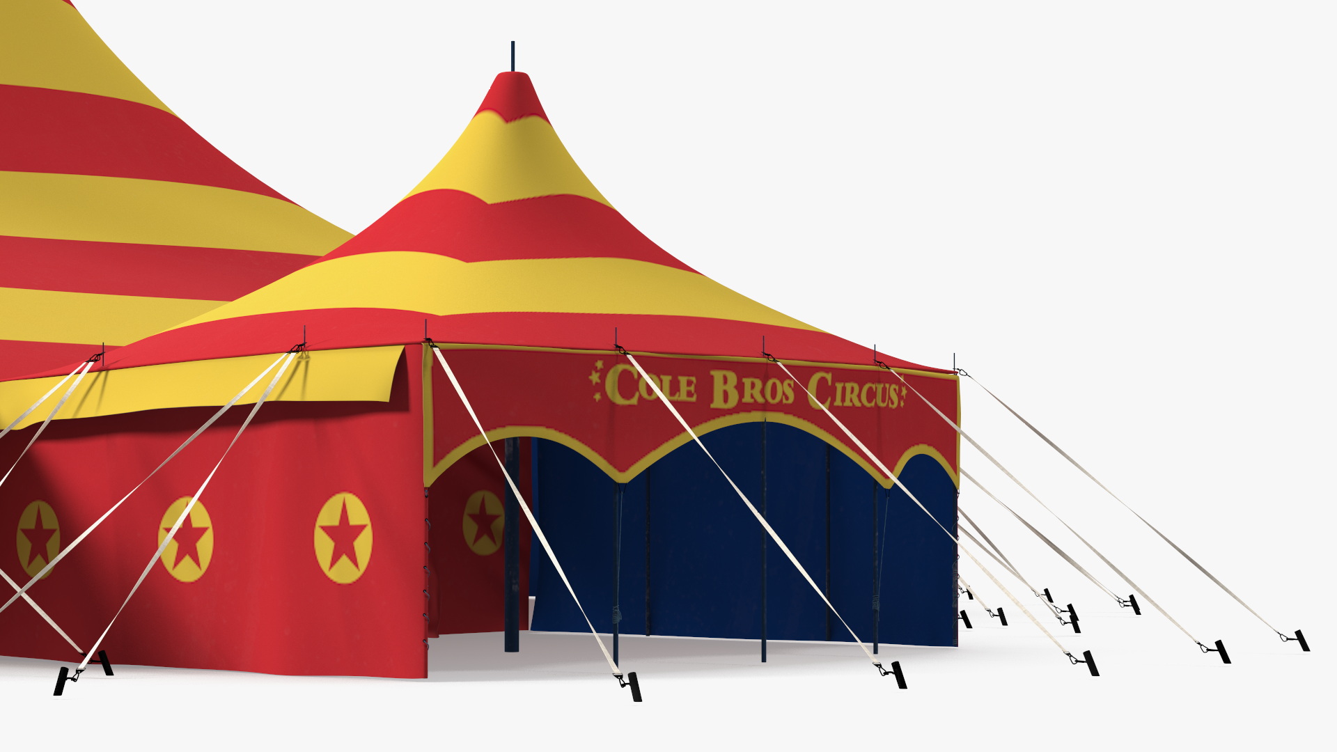 Circus Big Top Tent 3D model
