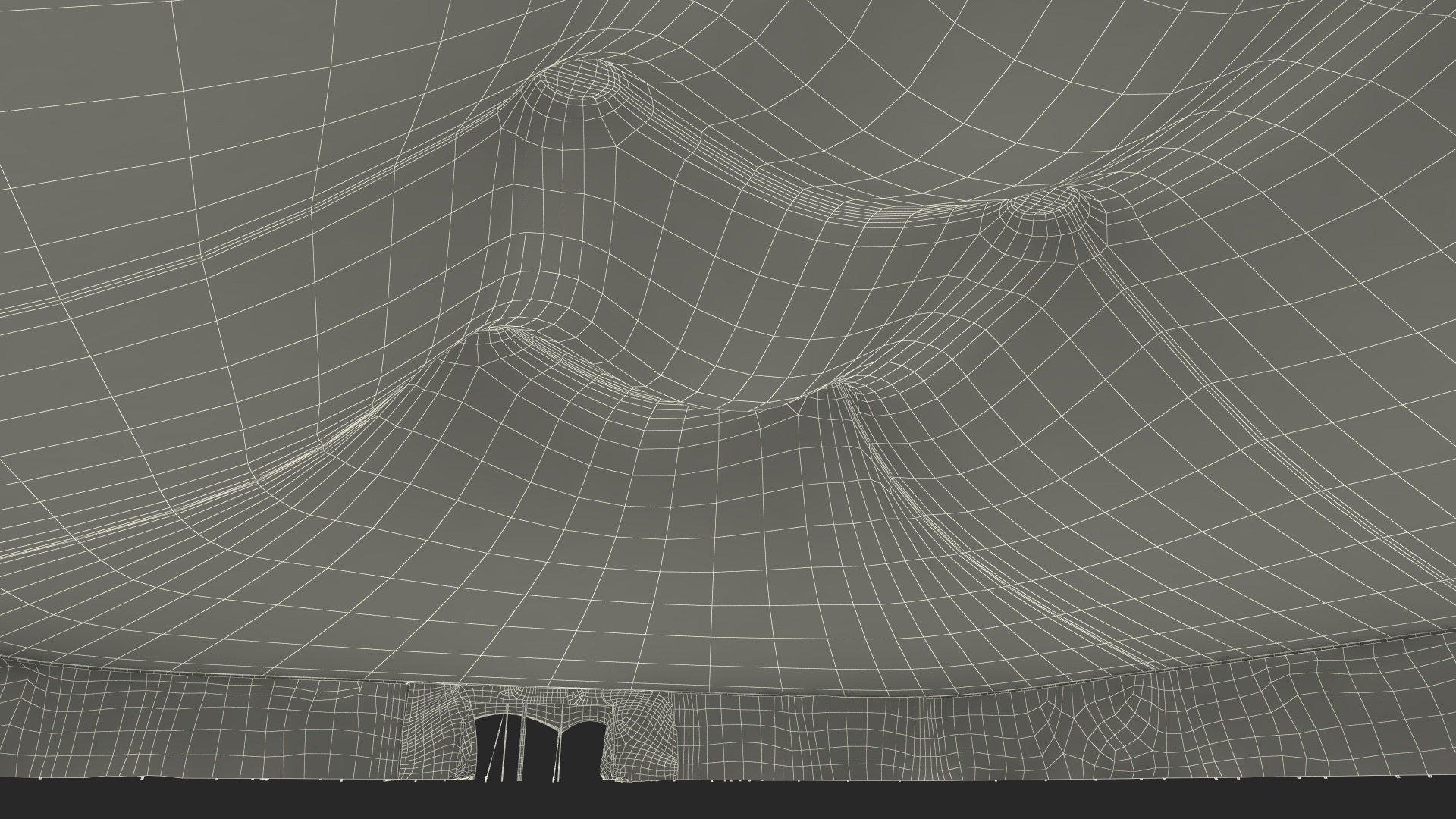 Circus Big Top Tent 3D model