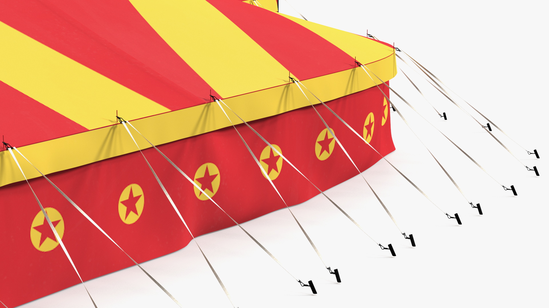 Circus Big Top Tent 3D model