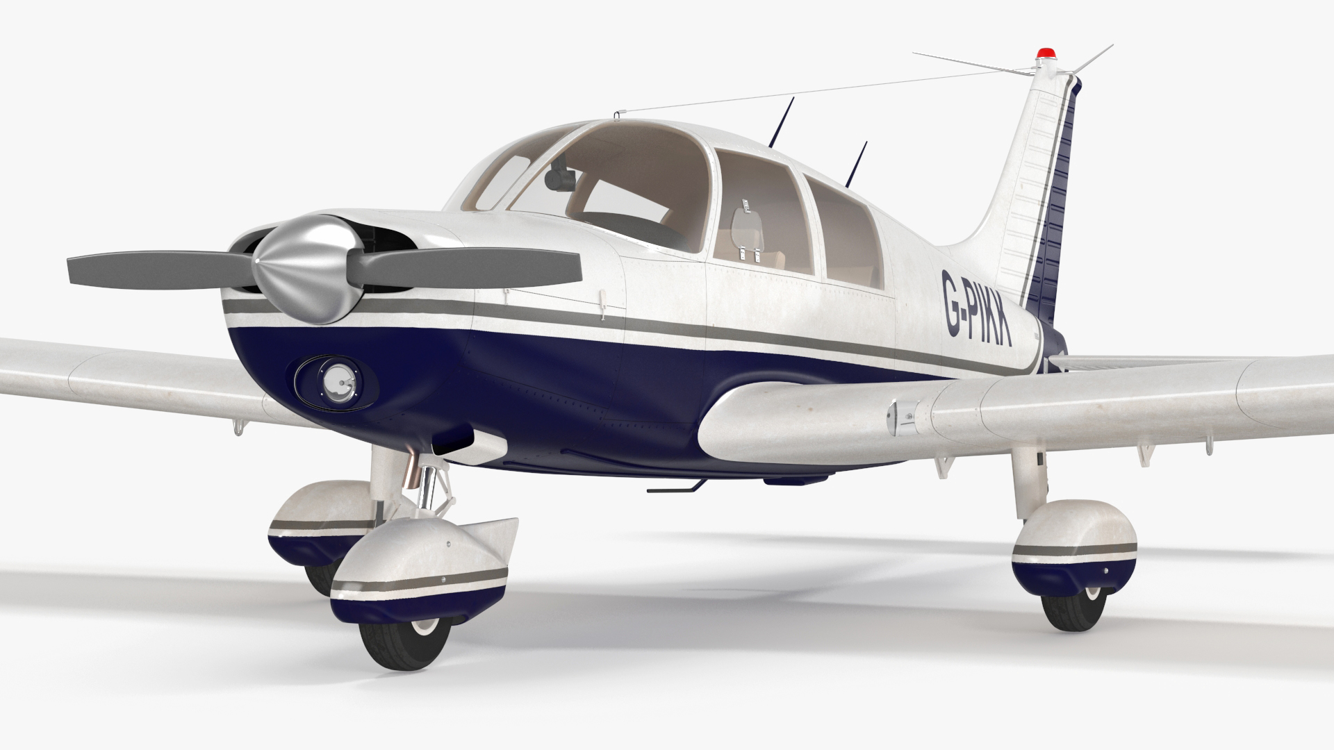 3D Piper PA-28-180 Cherokee C