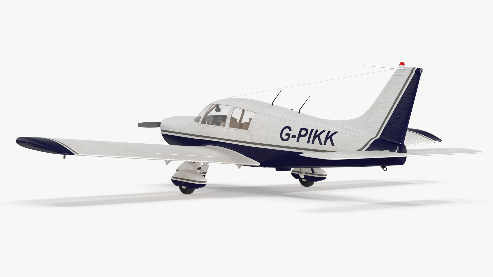 3D Piper PA-28-180 Cherokee C