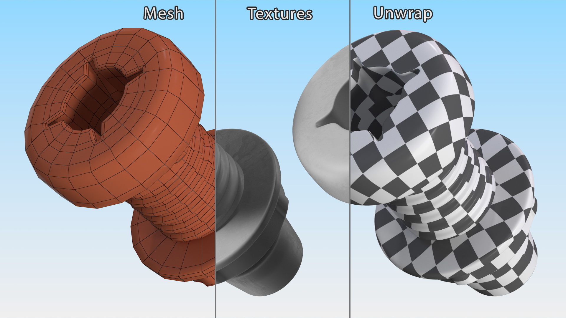 Plastic Fasteners 3D