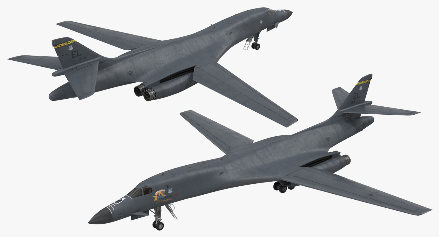 3D Strategic Bomber Rockwell B 1 Lancer
