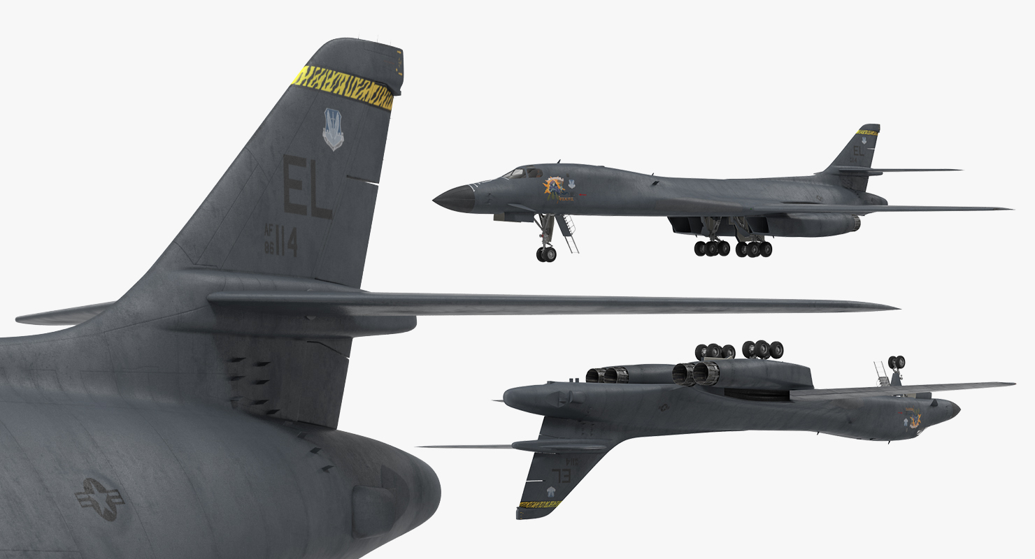 3D Strategic Bomber Rockwell B 1 Lancer