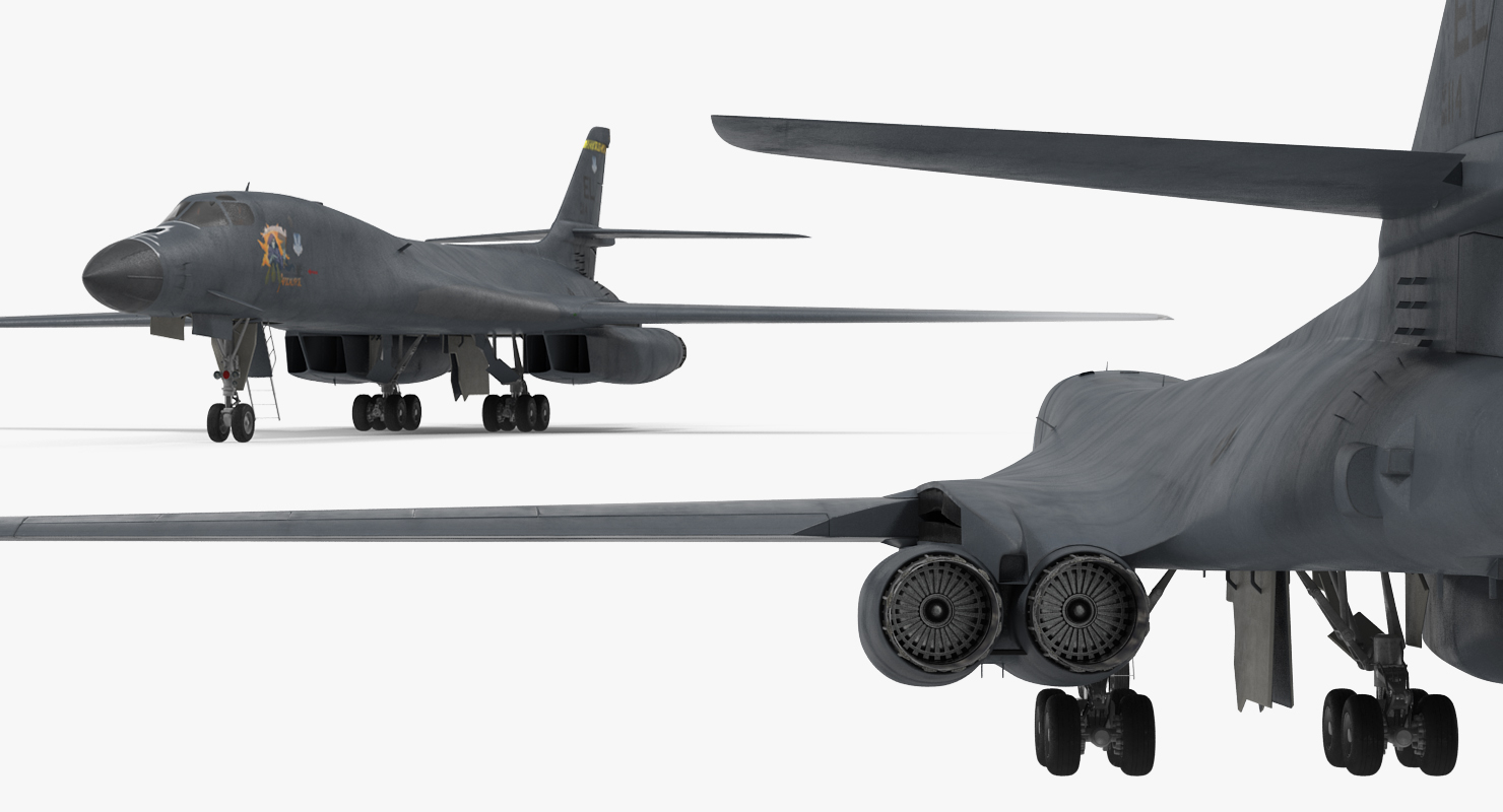 3D Strategic Bomber Rockwell B 1 Lancer