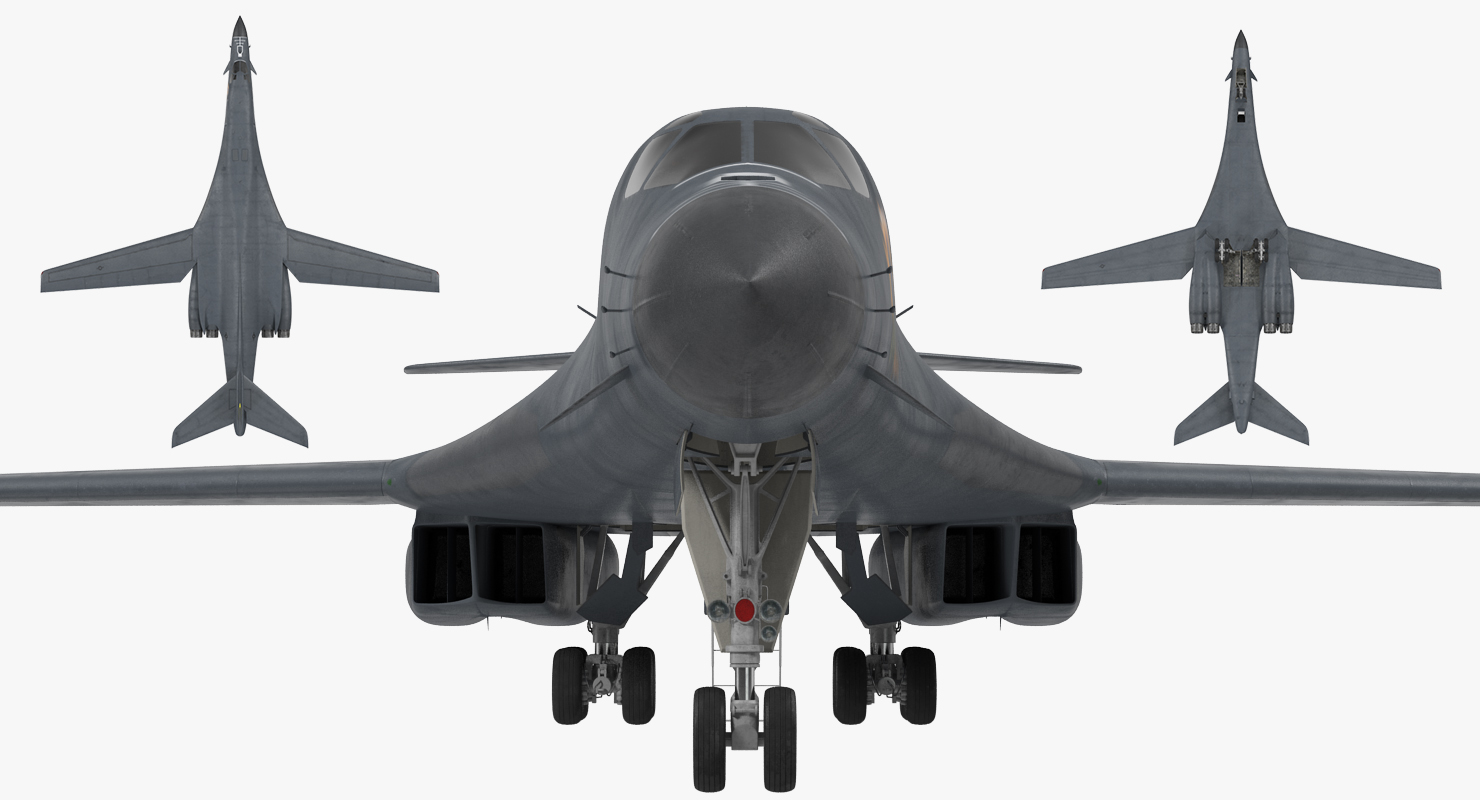 3D Strategic Bomber Rockwell B 1 Lancer