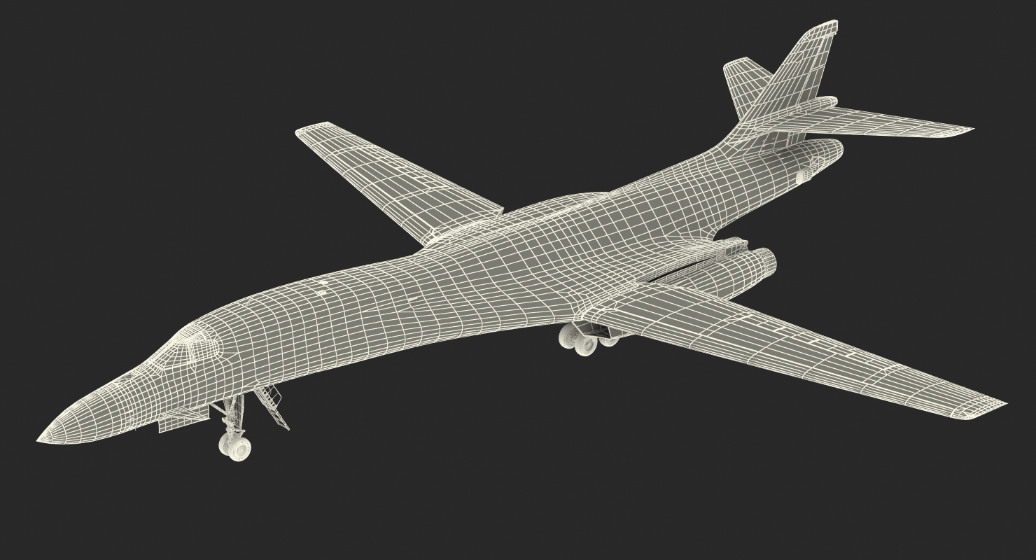 3D Strategic Bomber Rockwell B 1 Lancer