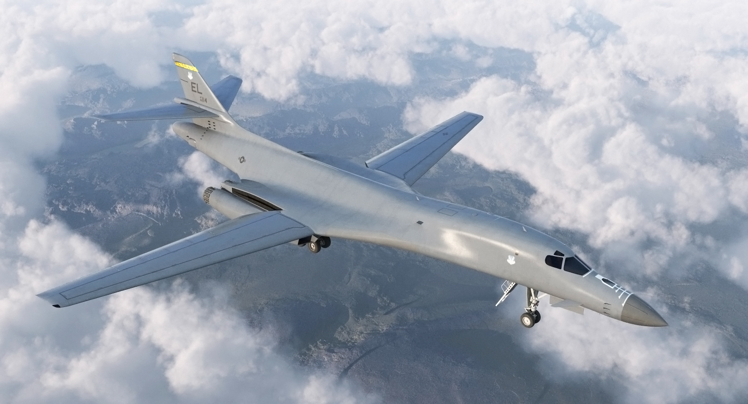 3D Strategic Bomber Rockwell B 1 Lancer