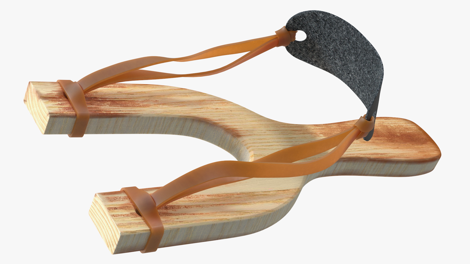 Wooden Catapult Bright 3D