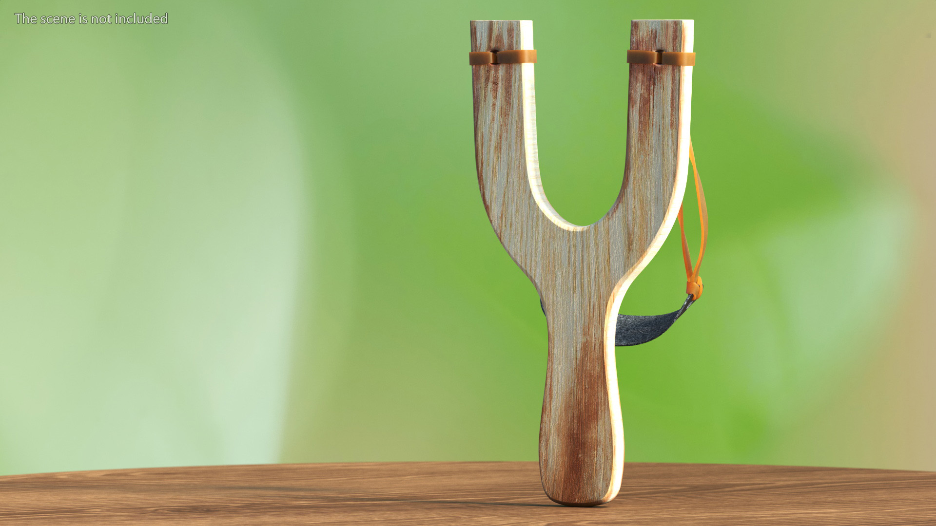 Wooden Catapult Bright 3D