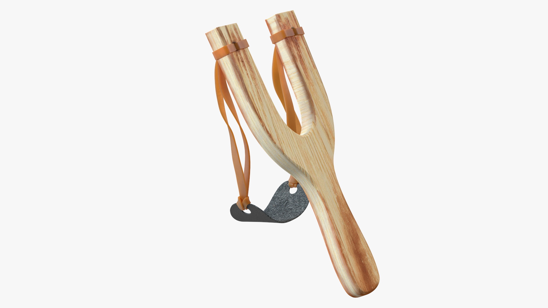 Wooden Catapult Bright 3D