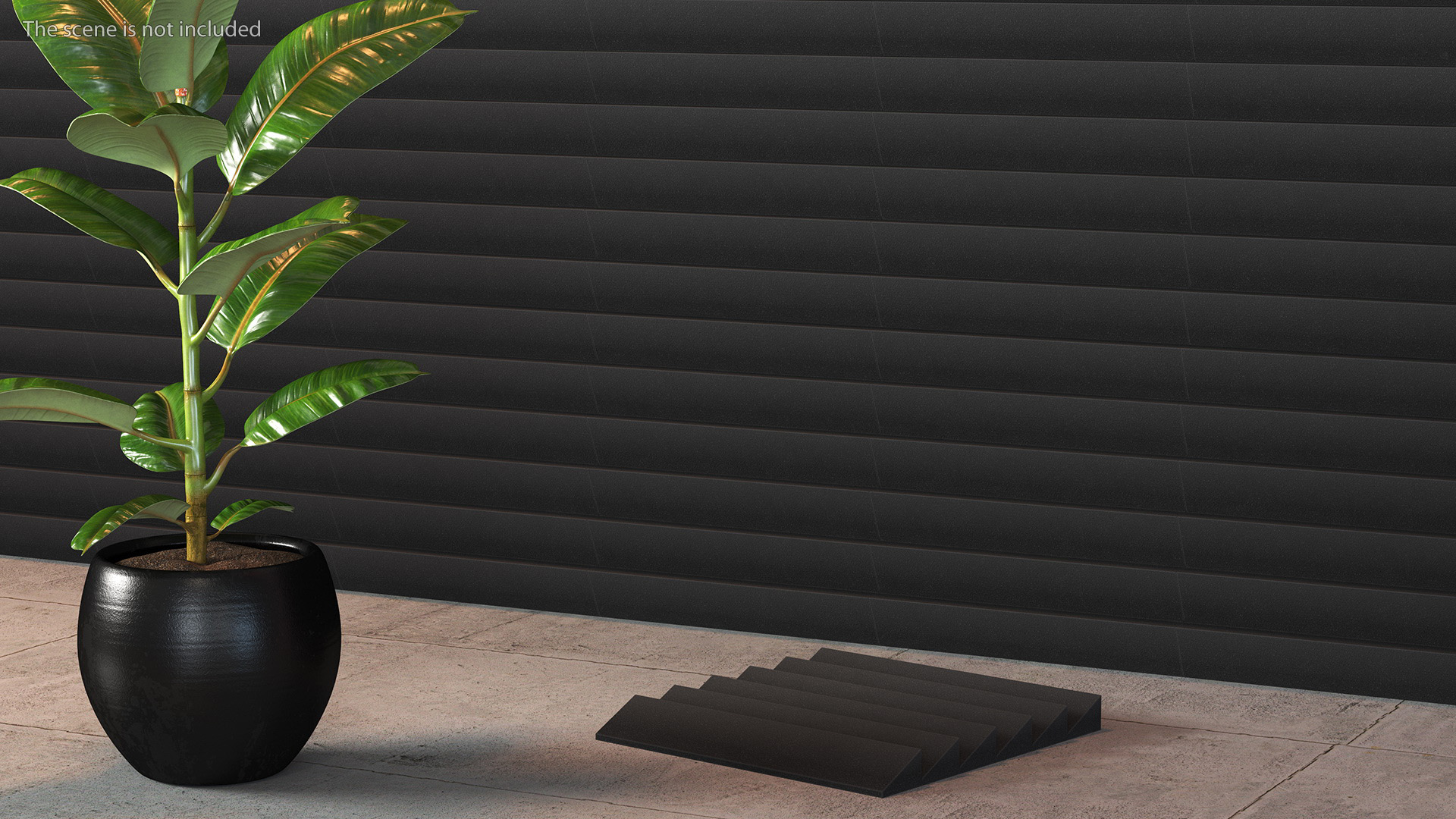 Sound Absorbers Gray Set 3D model