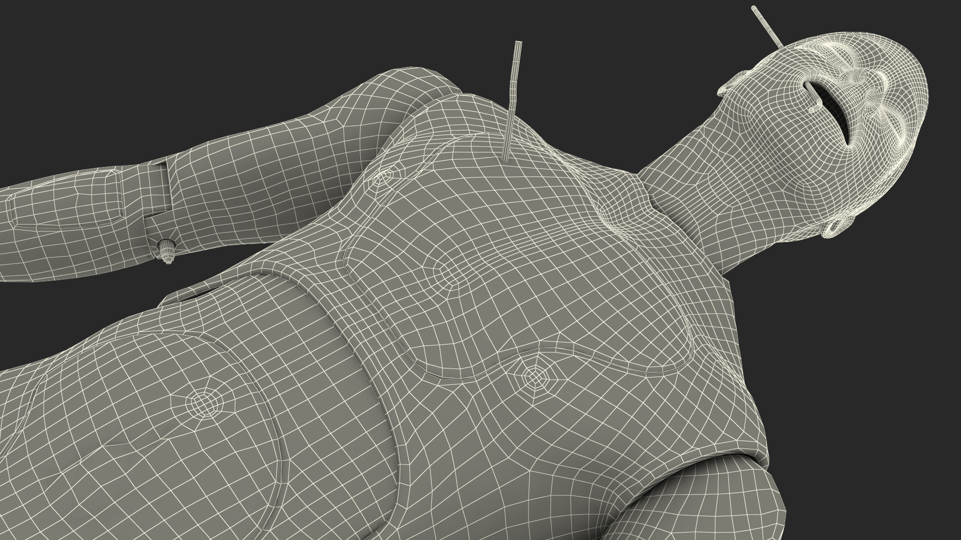 3D Trauma and Extrication Manikin Lying Pose