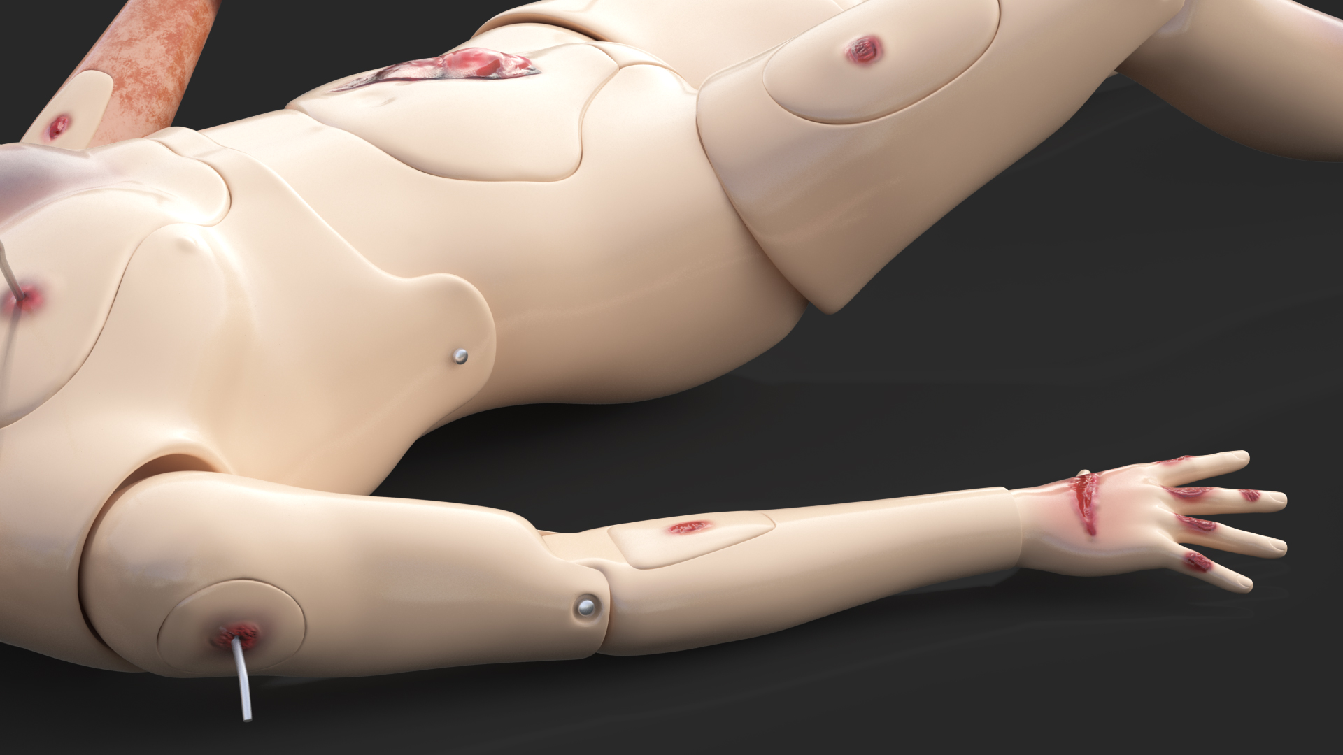 3D Trauma and Extrication Manikin Lying Pose