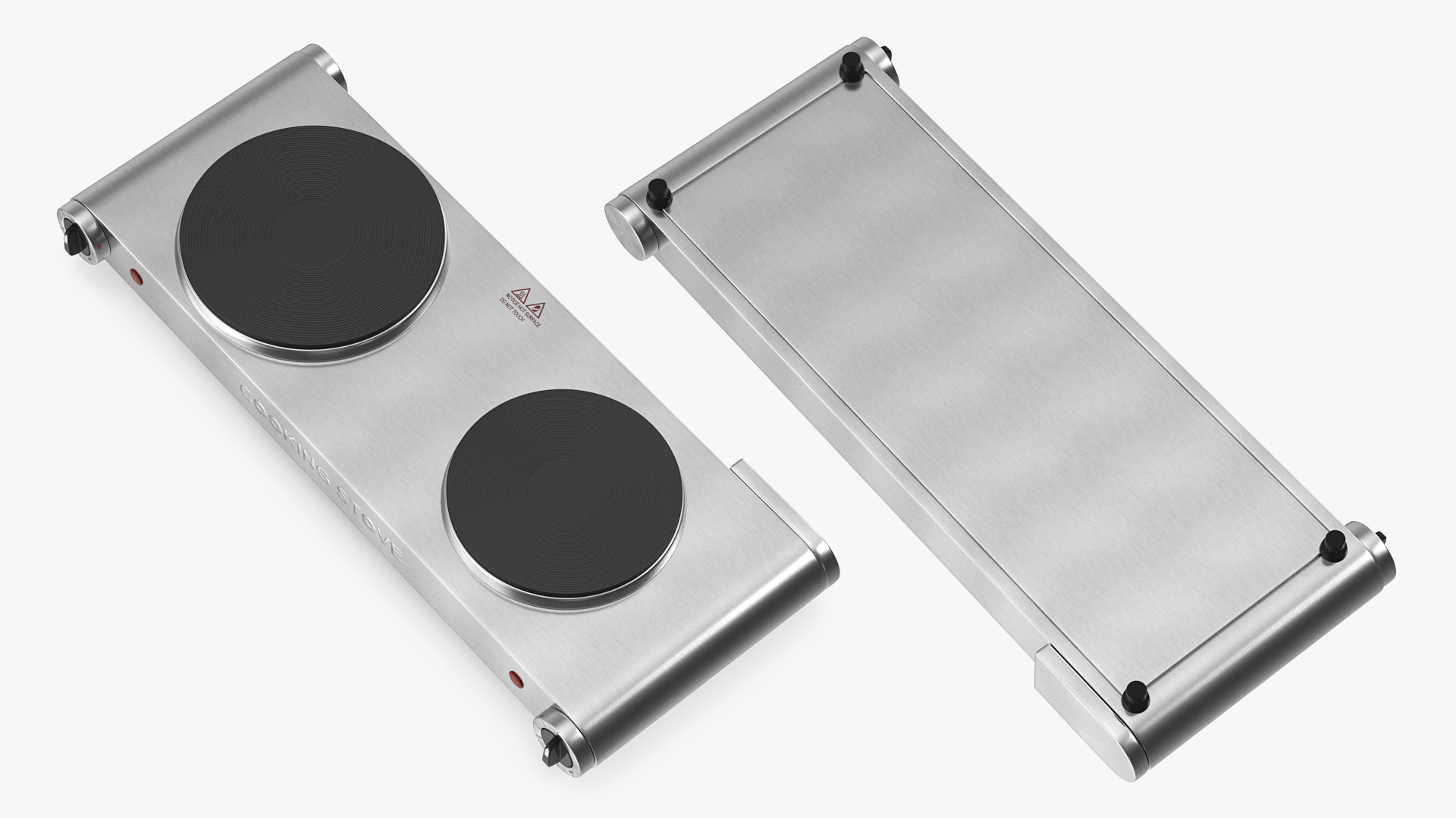 Double Electric Cooking Stove 3D model