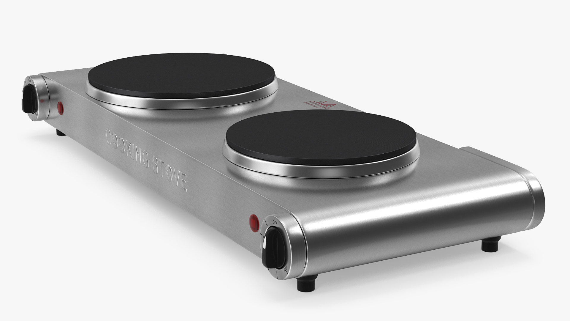 Double Electric Cooking Stove 3D model