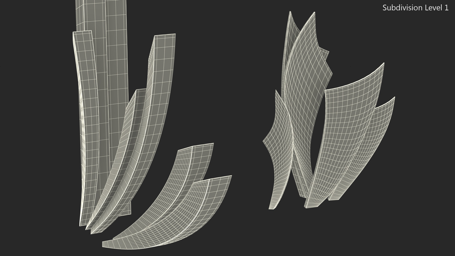 Les Braves Memorial 3D model