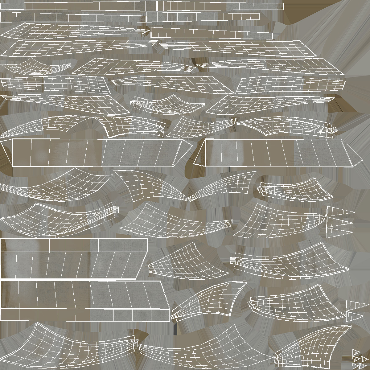 Les Braves Memorial 3D model